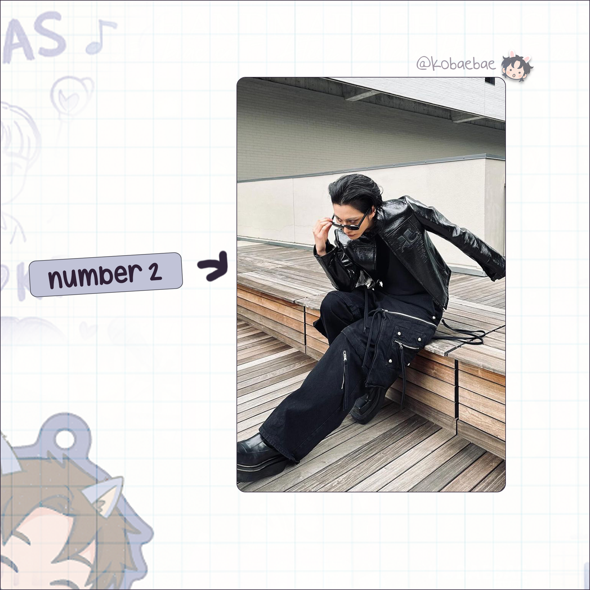 Atz - Hwa handmade photocards kpop inspired - Set 4