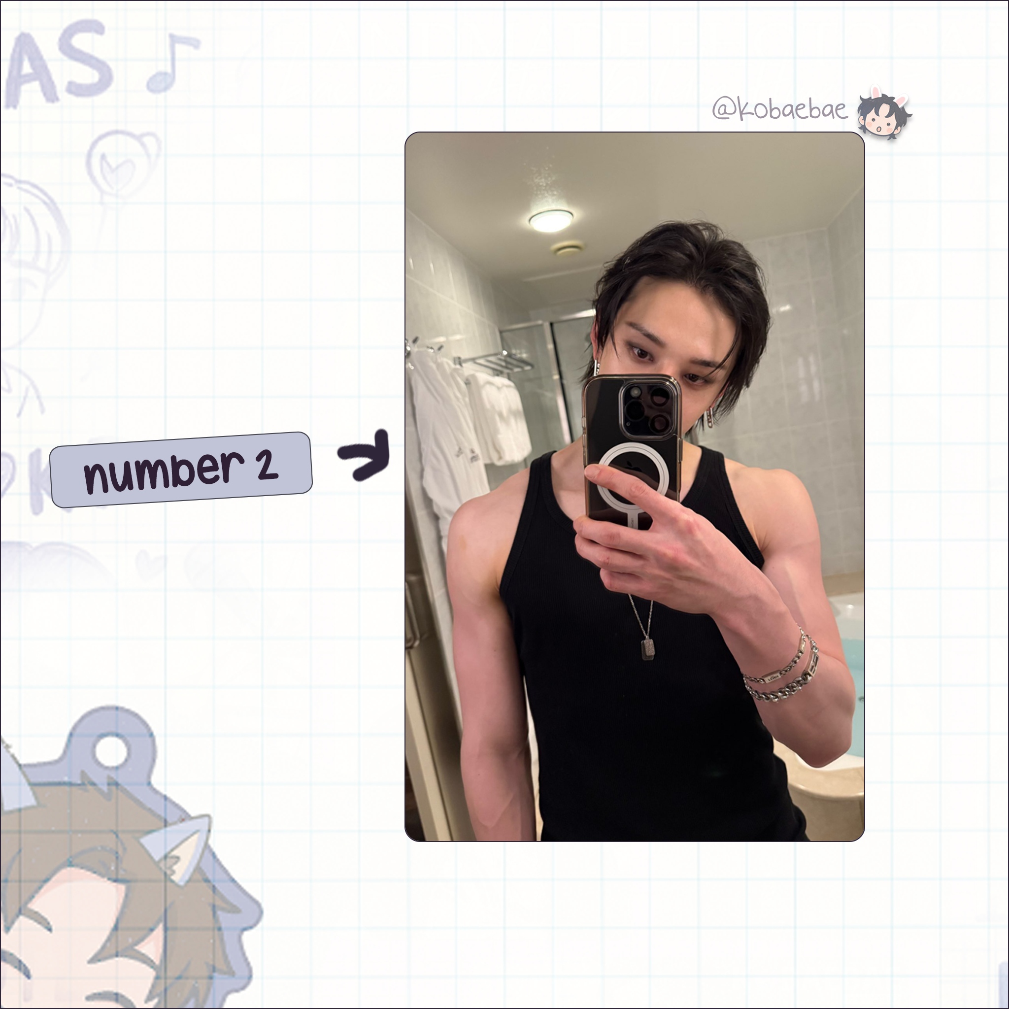 Skz (Stray Kids) - Bang Chan handmade photocards kpop inspired - Set 9