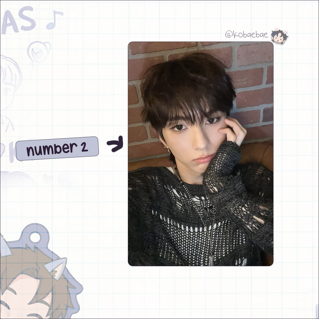XHR (Xdinary Heroes) - Ode Handmade photocards kpop inspired - Bias set 3