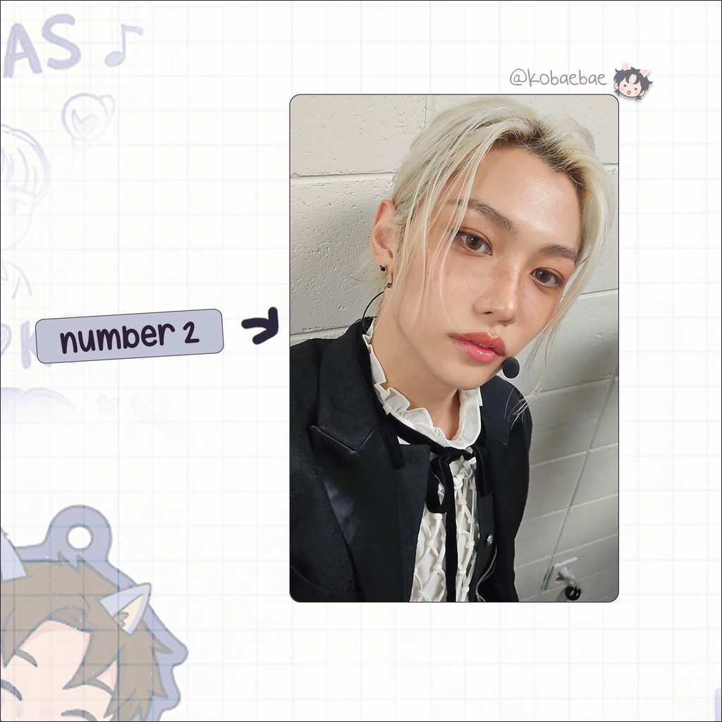 Skz (Stray Kids) - Felix handmade photocards kpop inspired - Set 9