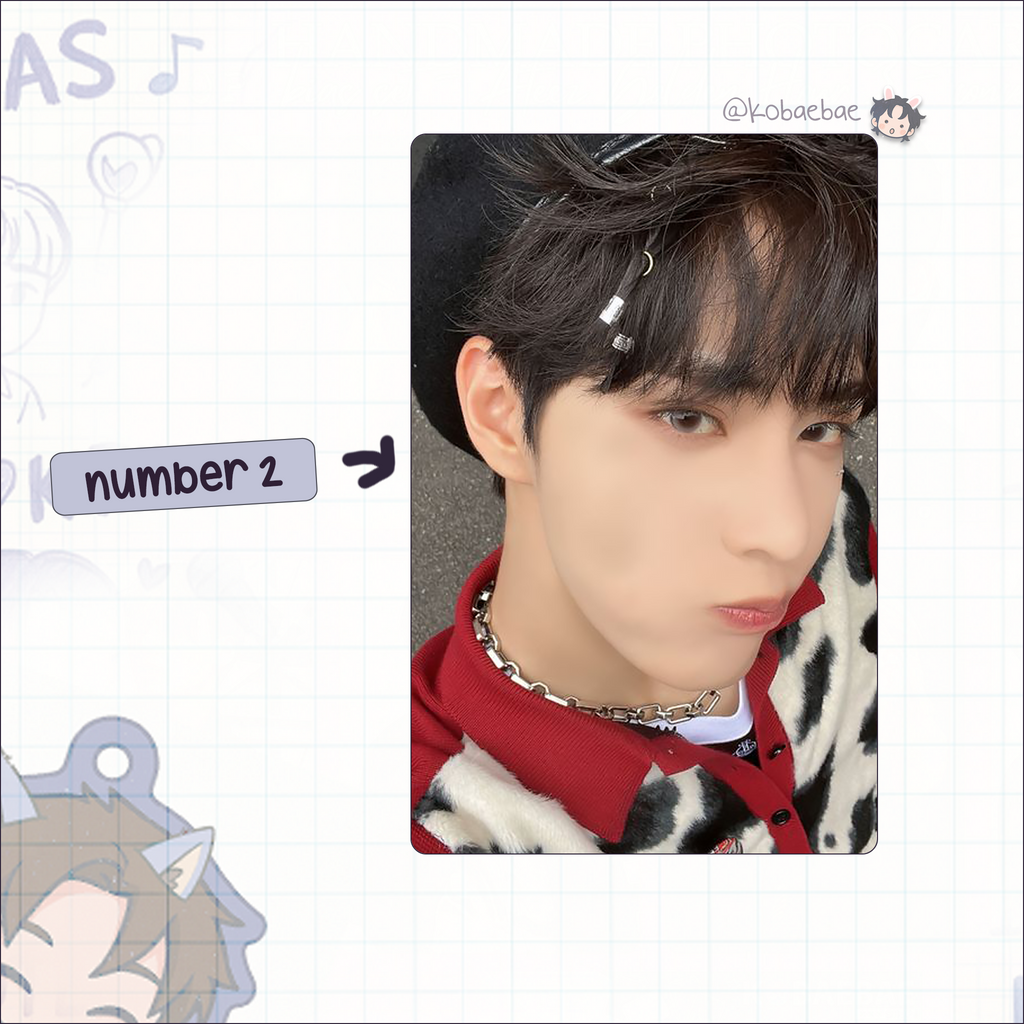 Xkrs - Jinsik handmade photocards kpop inspired - Set 1