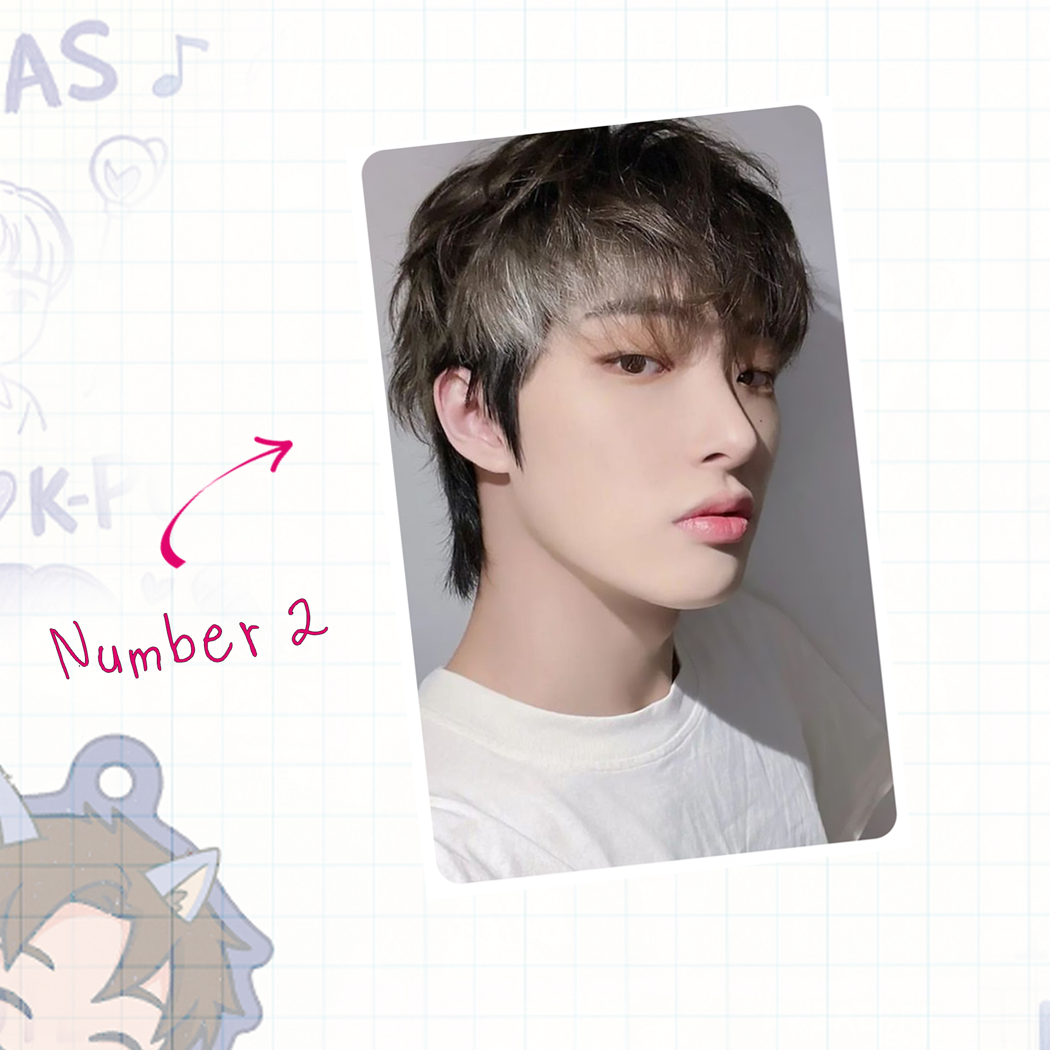 Atz - Mingie handmade photocards kpop inspired - Set 1