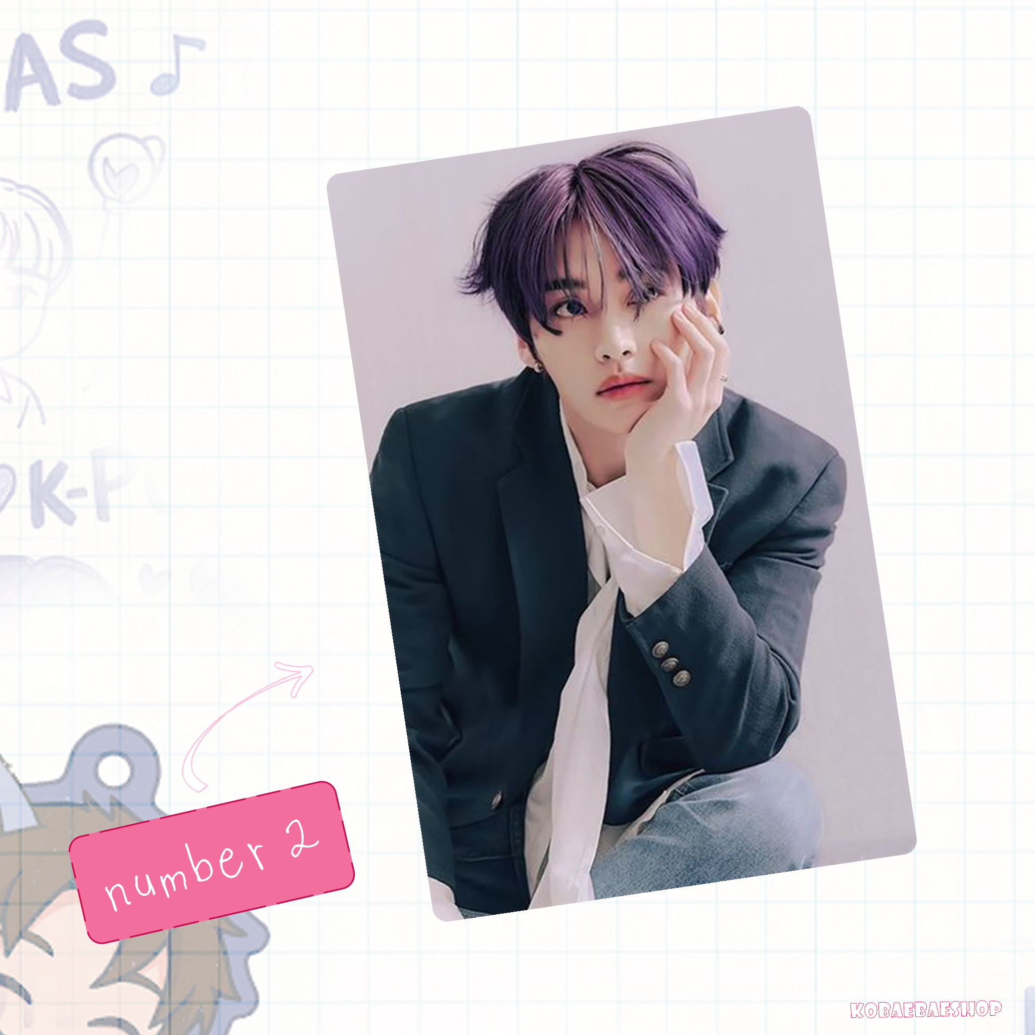 Skz - Minho handmade photocards kpop inspired - Set 3