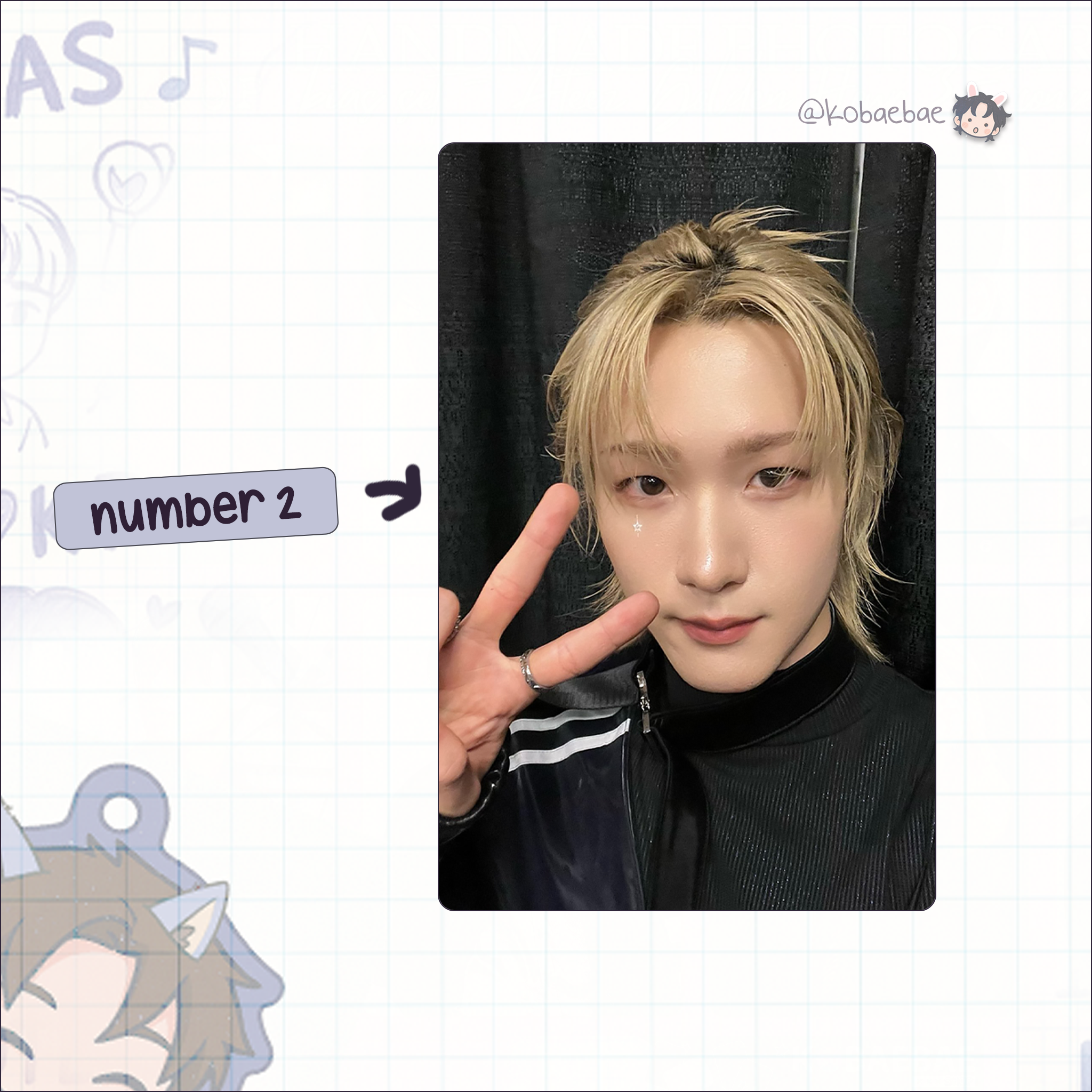 P1H - Soul handmade photocards kpop inspired - Set 2