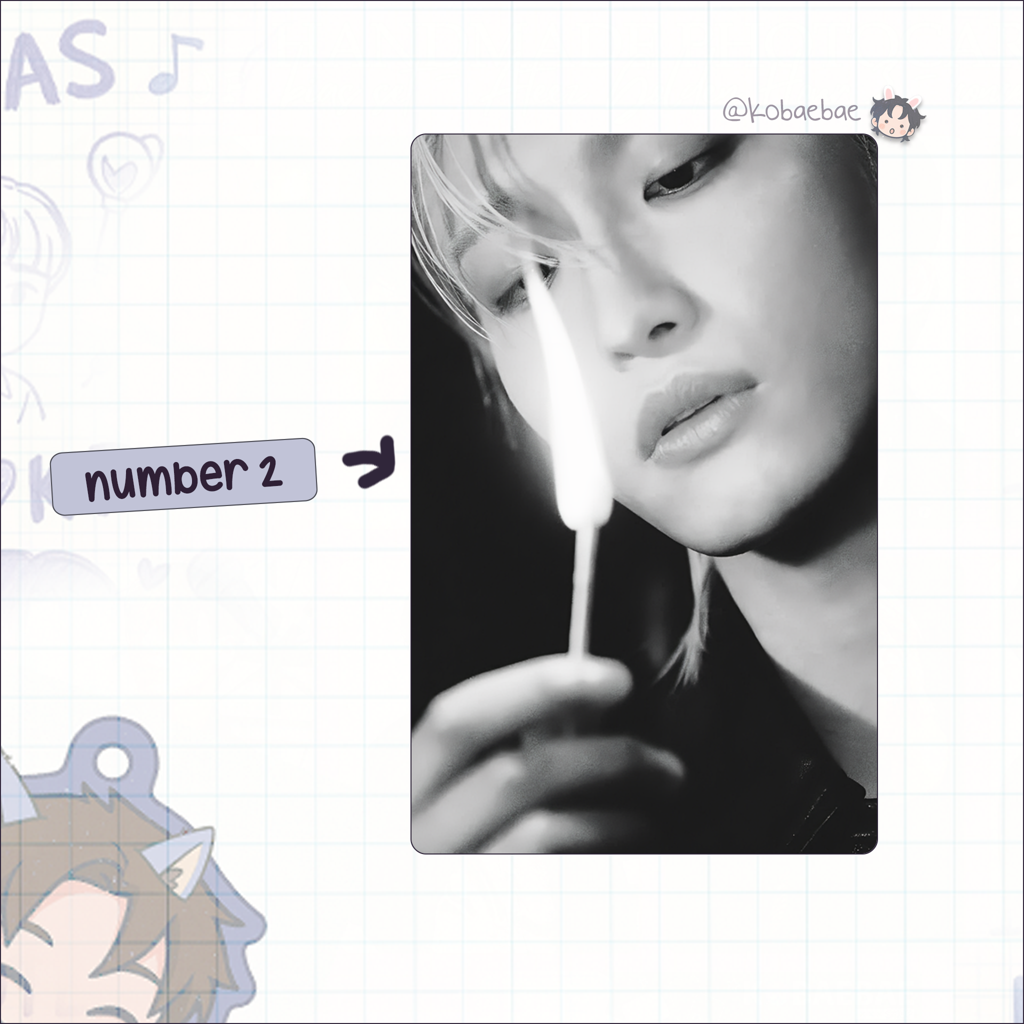 Atz - Hwa Esq.  Handmade photocards kpop inspired - Bias set