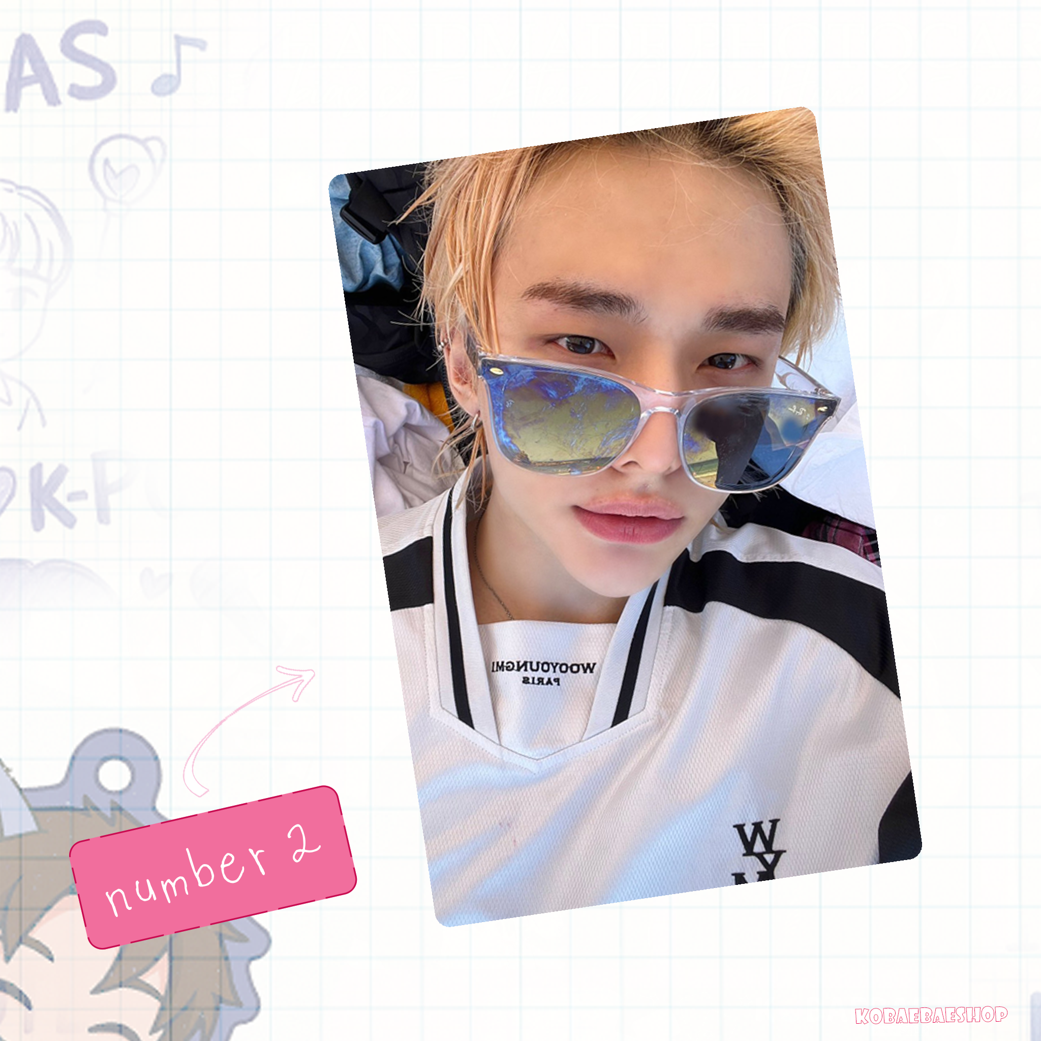 Skz - Hyune handmade photocards kpop inspired - Set 3