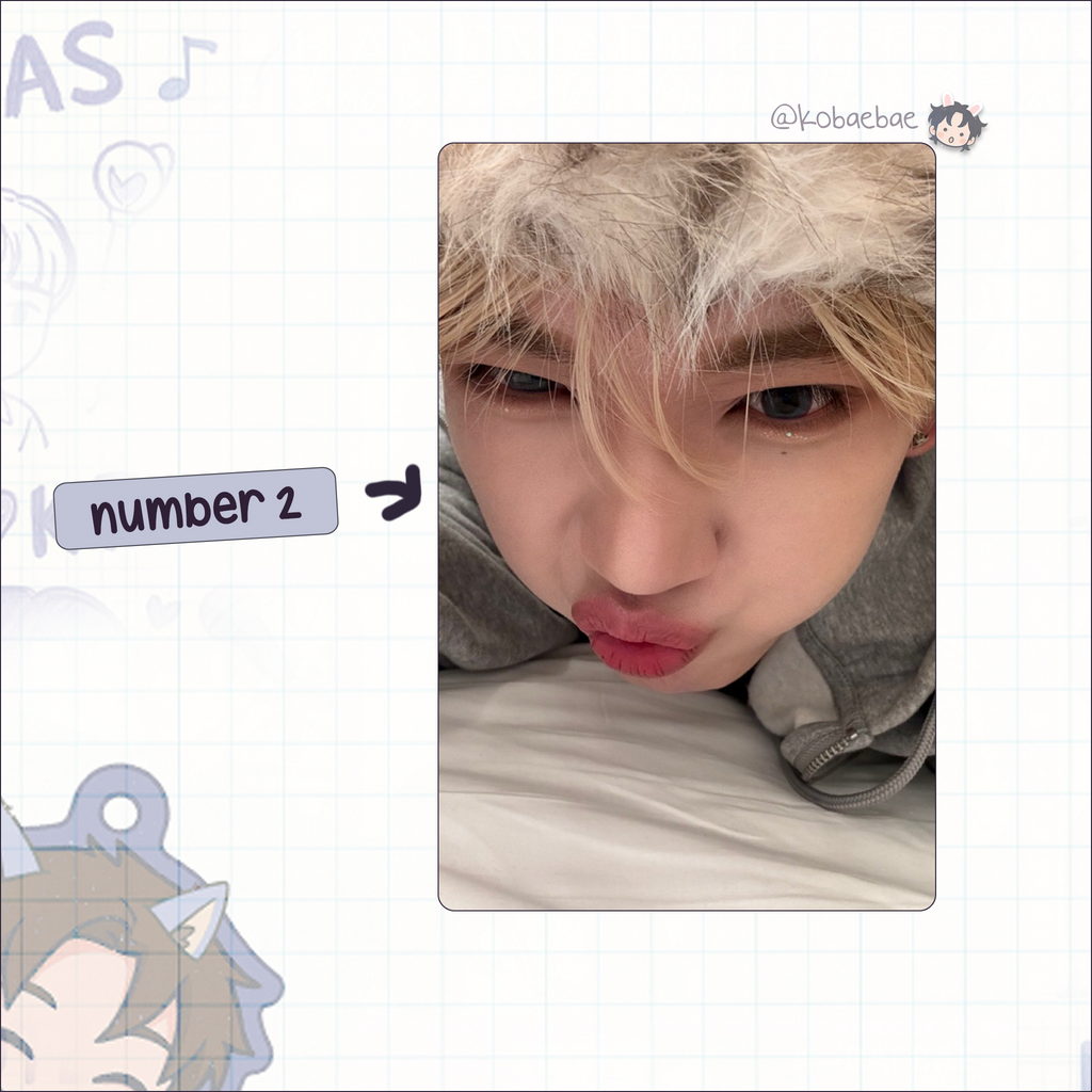 Zb1 - Yujin handmade photocards kpop inspired - Set 2