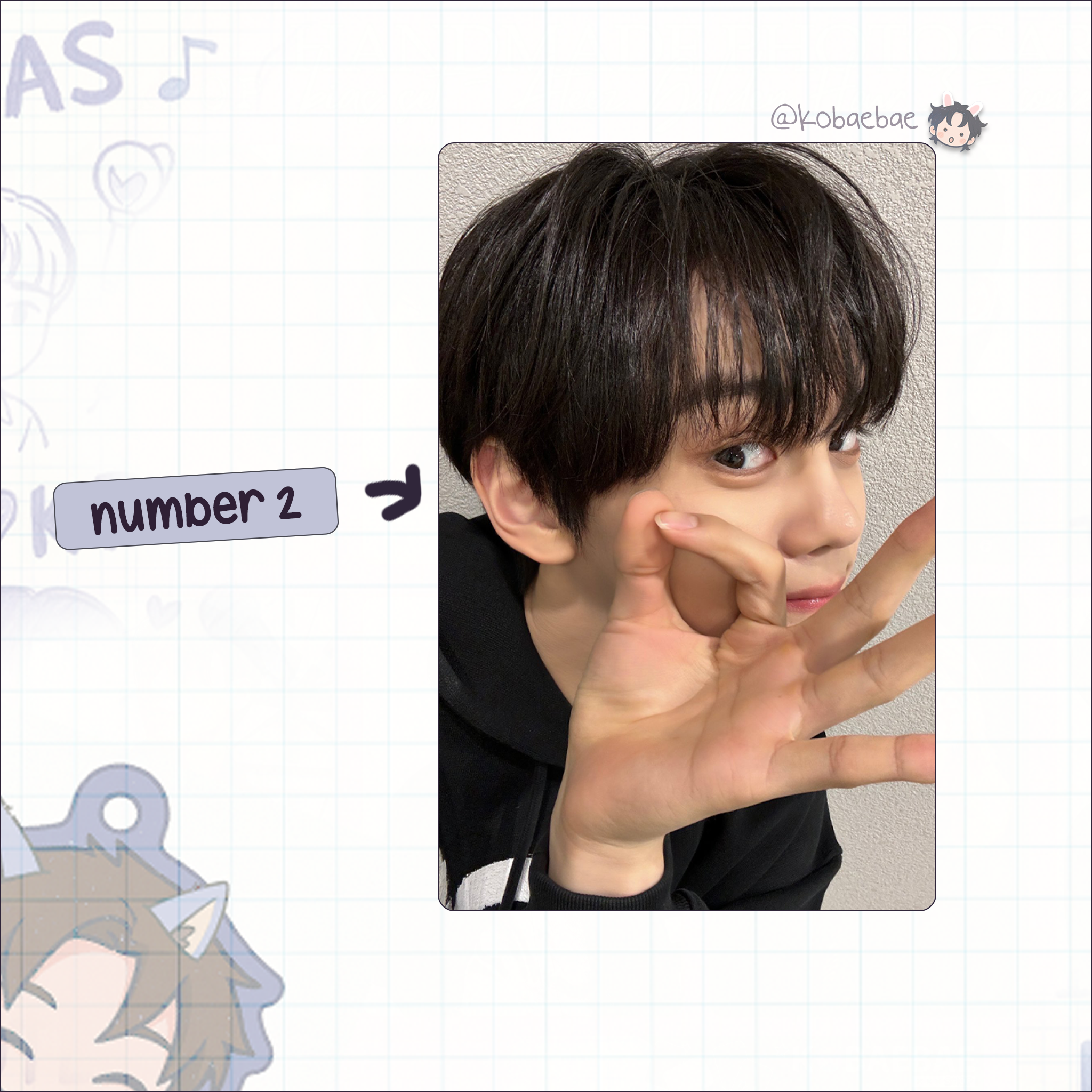 Zb1 - Gyuvin handmade photocards kpop inspired - Set 2