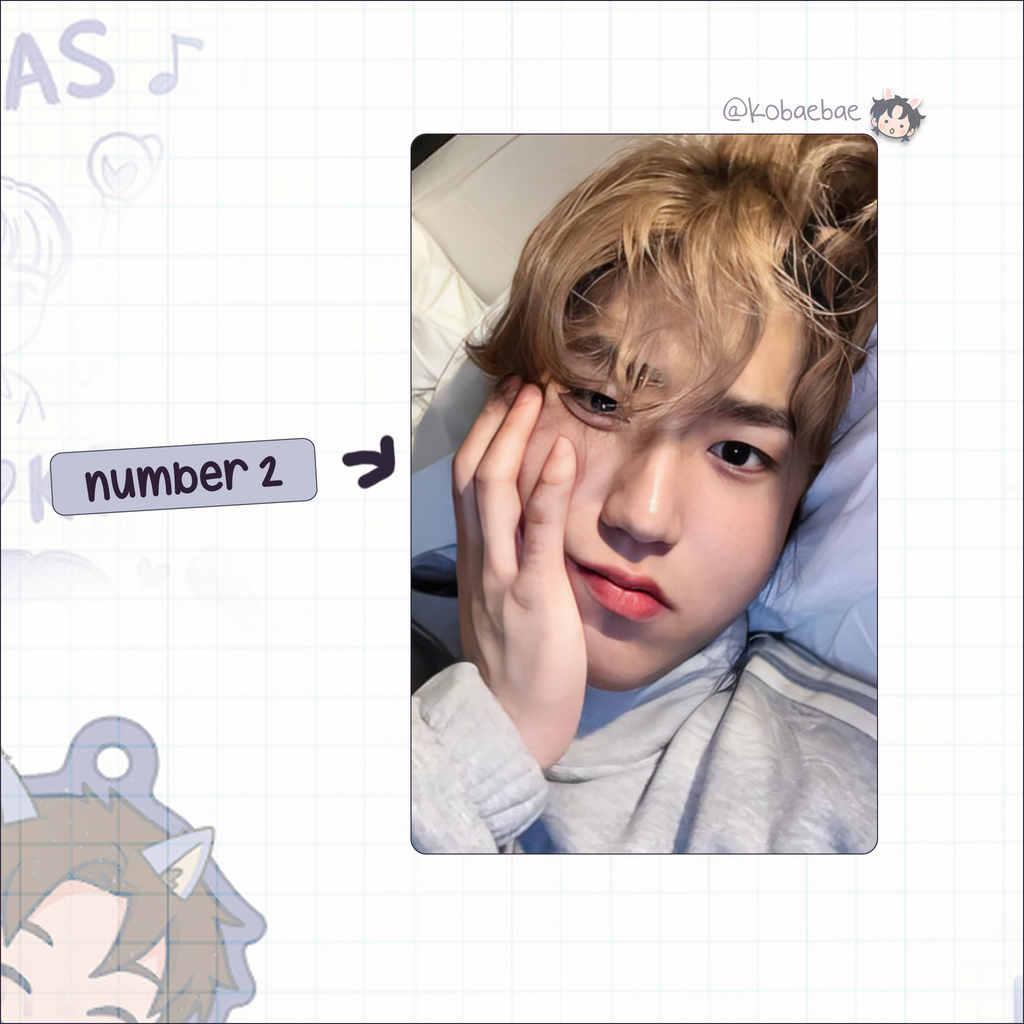 Skz (Stray Kids) - Han handmade photocards kpop inspired - Set 8