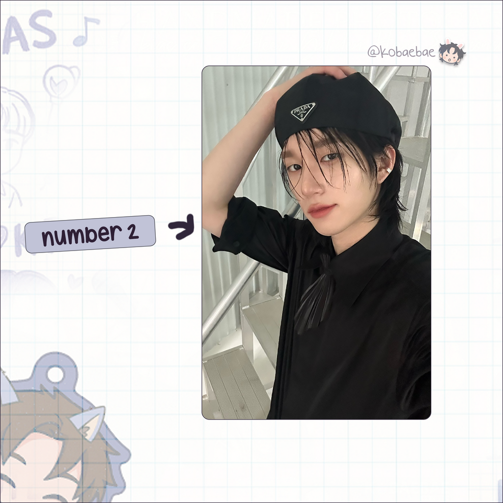 P1H - Theo handmade photocards kpop inspired - Set 2