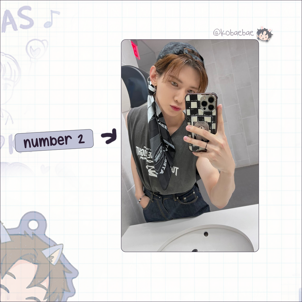 Atz - Yeosang handmade photocards kpop inspired - Set 5