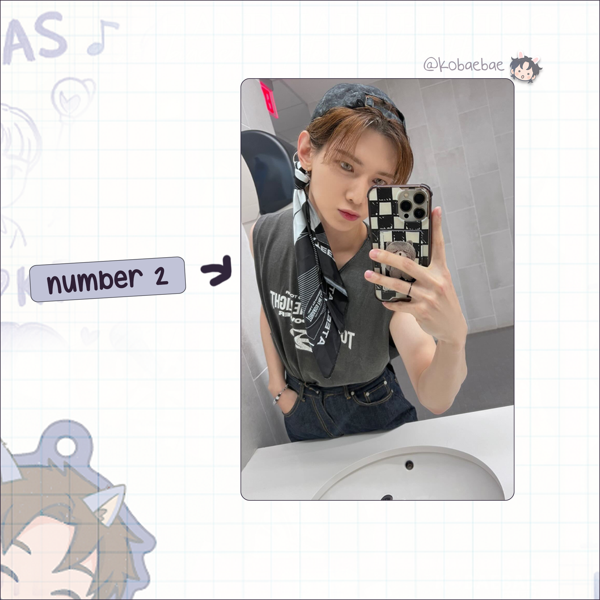 Atz - Yeosang handmade photocards kpop inspired - Set 5