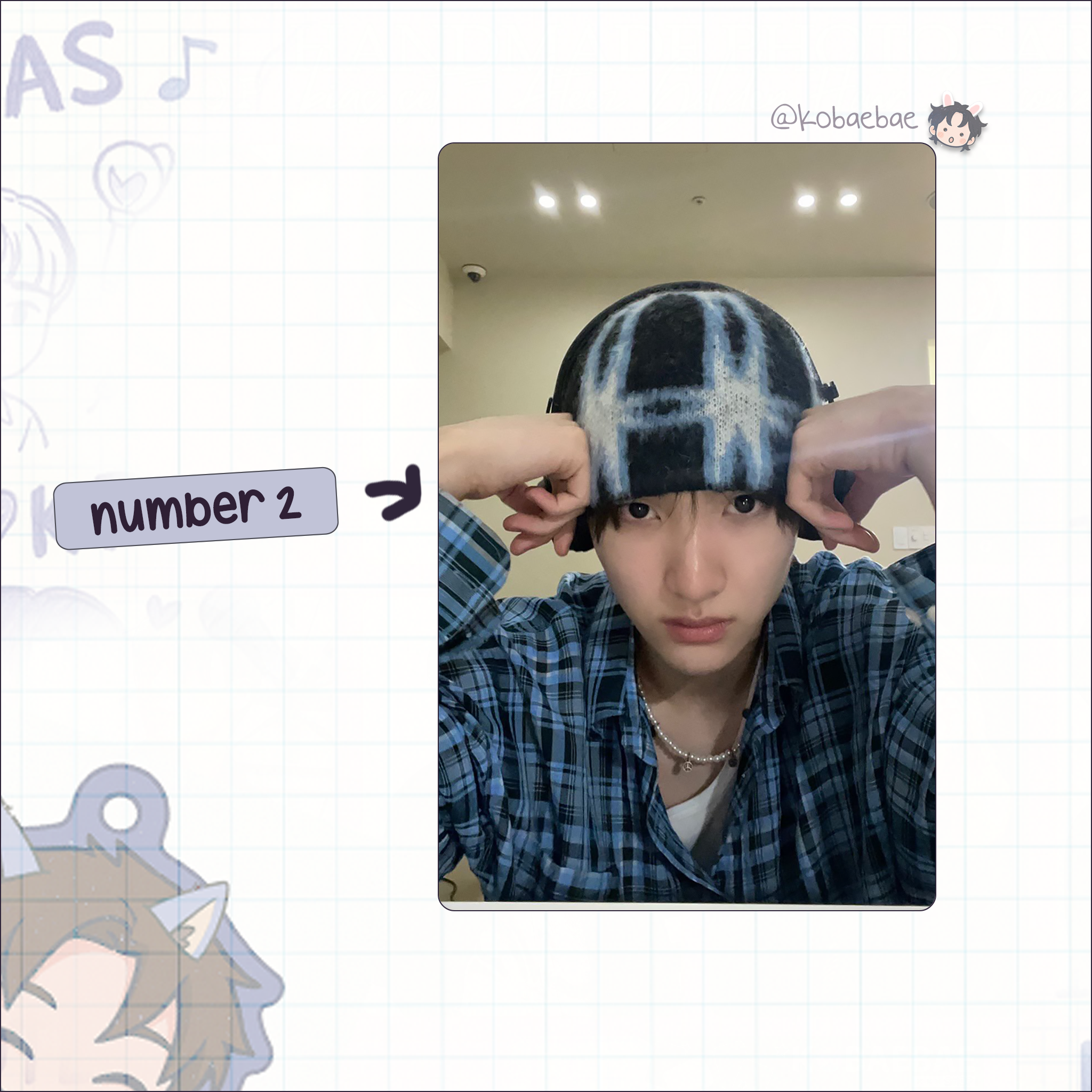 Xikers - Seeun handmade photocards kpop inspired - Set 2