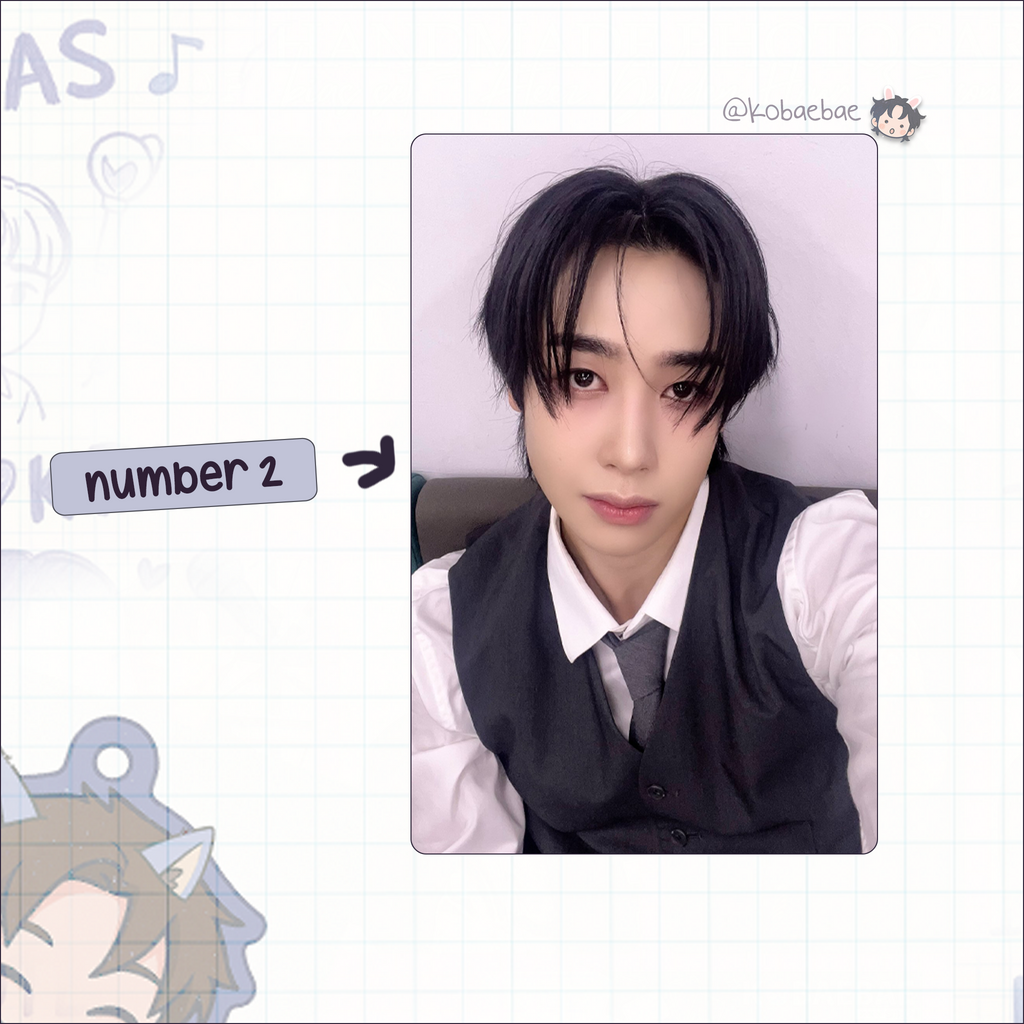 Xikers - Hunter handmade photocards kpop inspired - Set 2