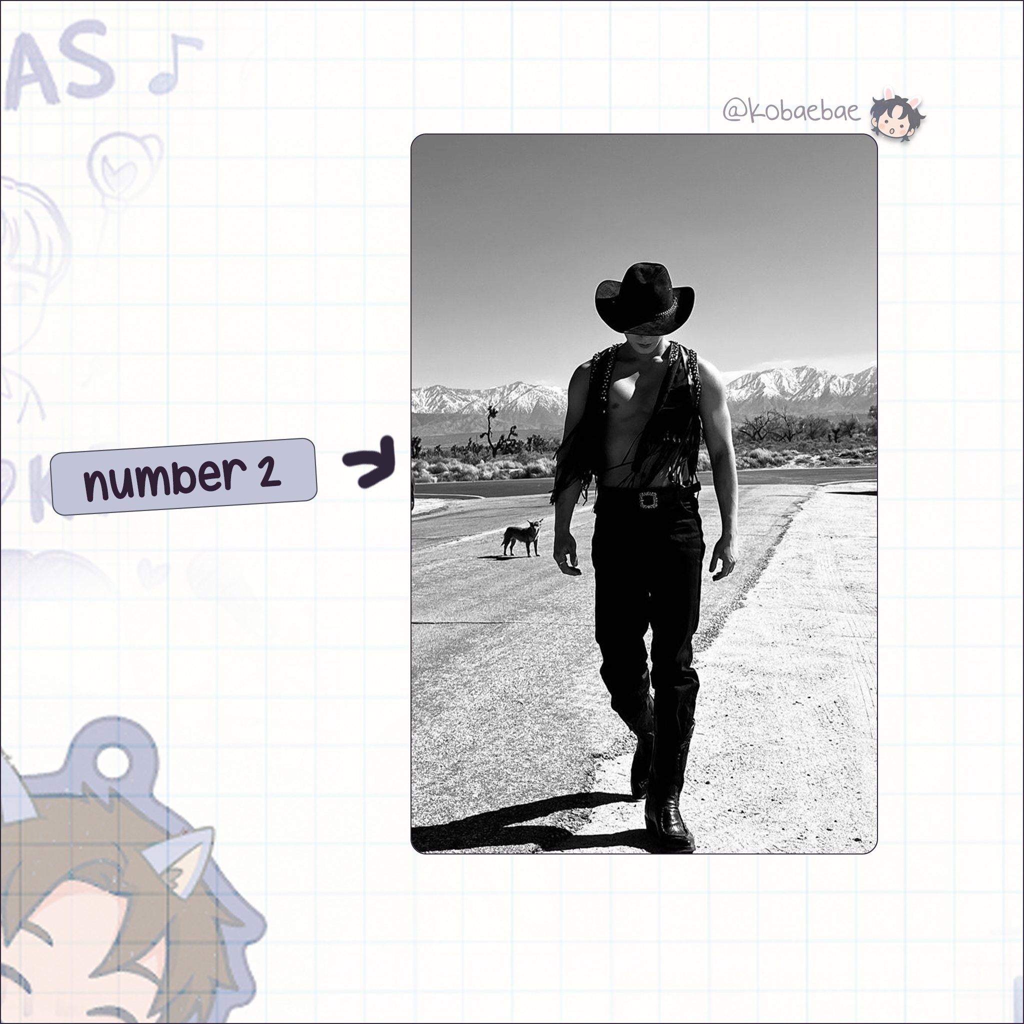 Atz - San handmade photocards kpop inspired - Set 4