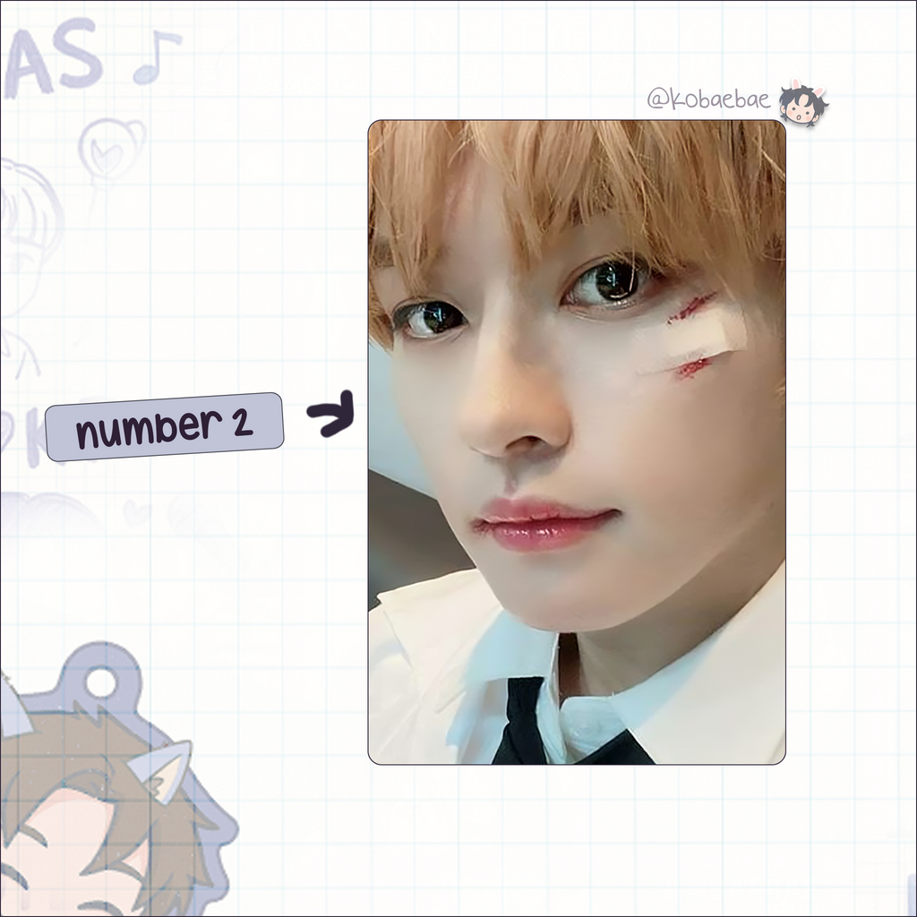 Skz (Stray Kids) - Lee Know handmade photocards kpop inspired - Set 8