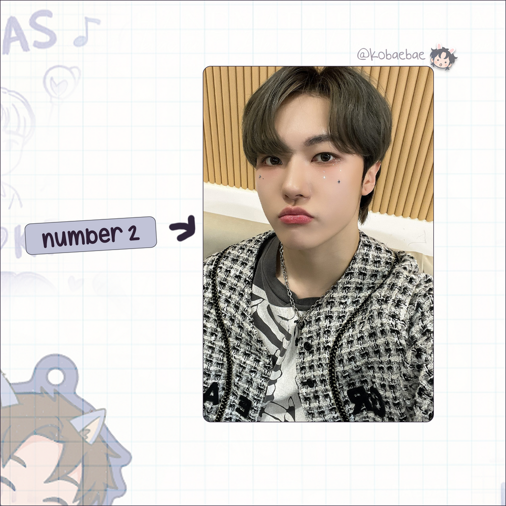 Xikers - Junghoon handmade photocards kpop inspired - Set 2