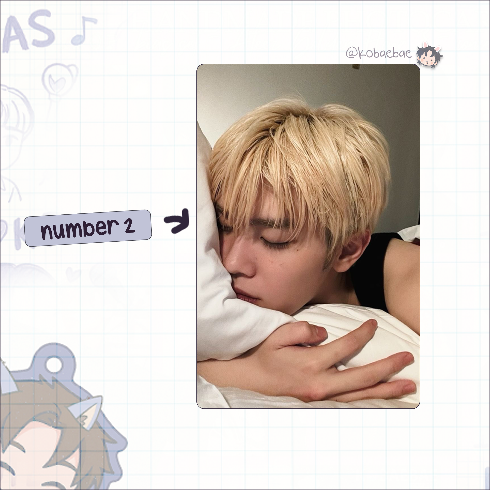 Zb1 - Taerae handmade photocards kpop inspired - Set 3