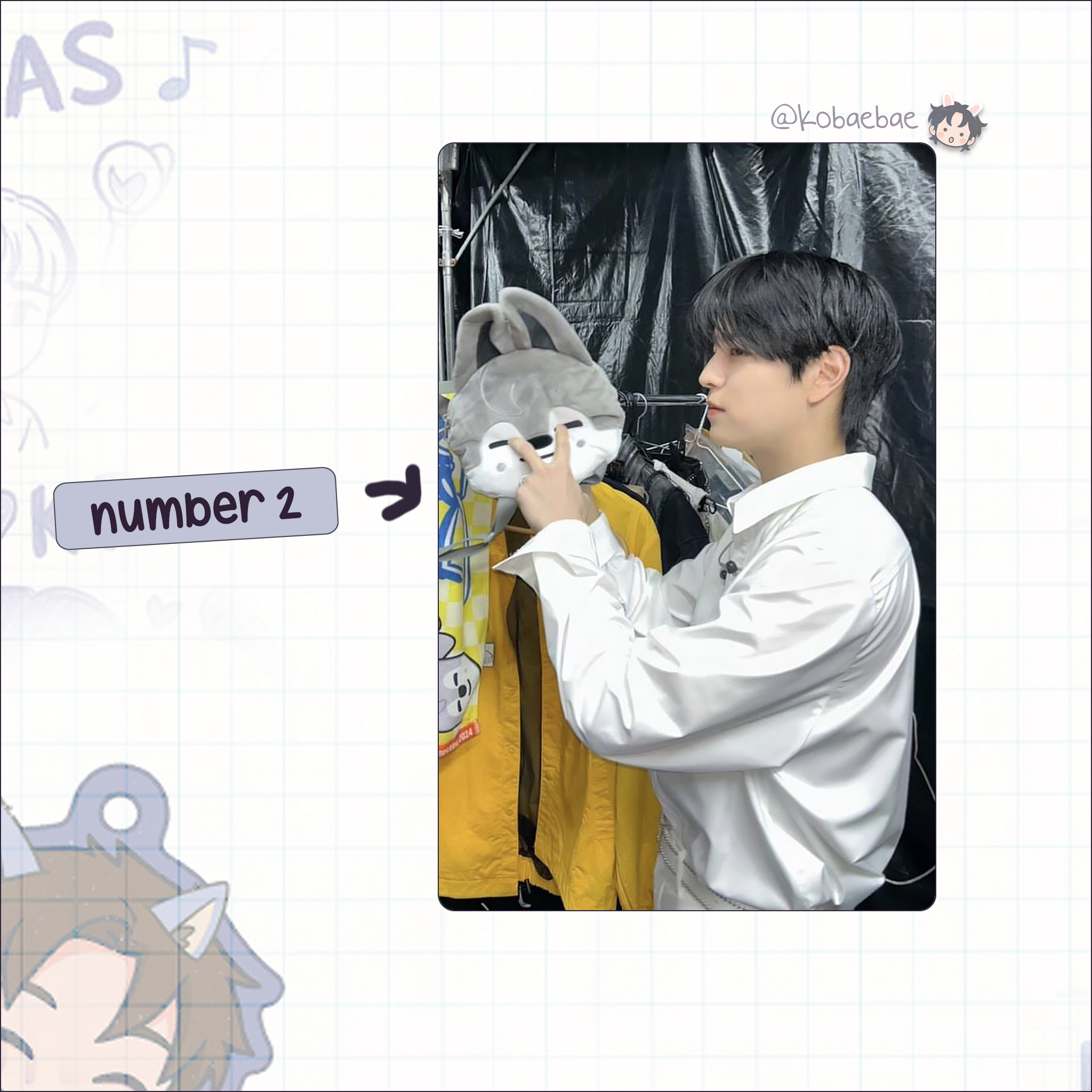 Skz (Stray Kids) - Seungmin handmade photocards kpop inspired - Set 9