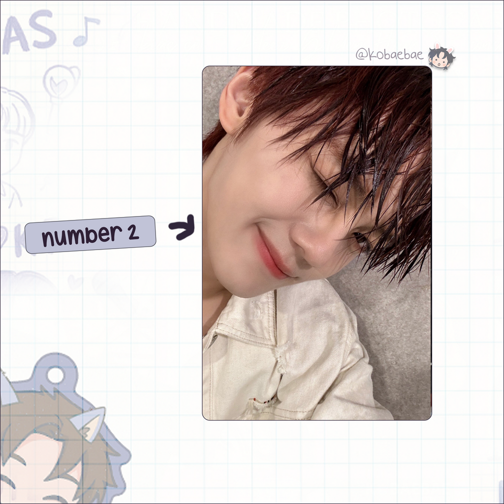 Zb1 - Gyuvin handmade photocards kpop inspired - Set 3