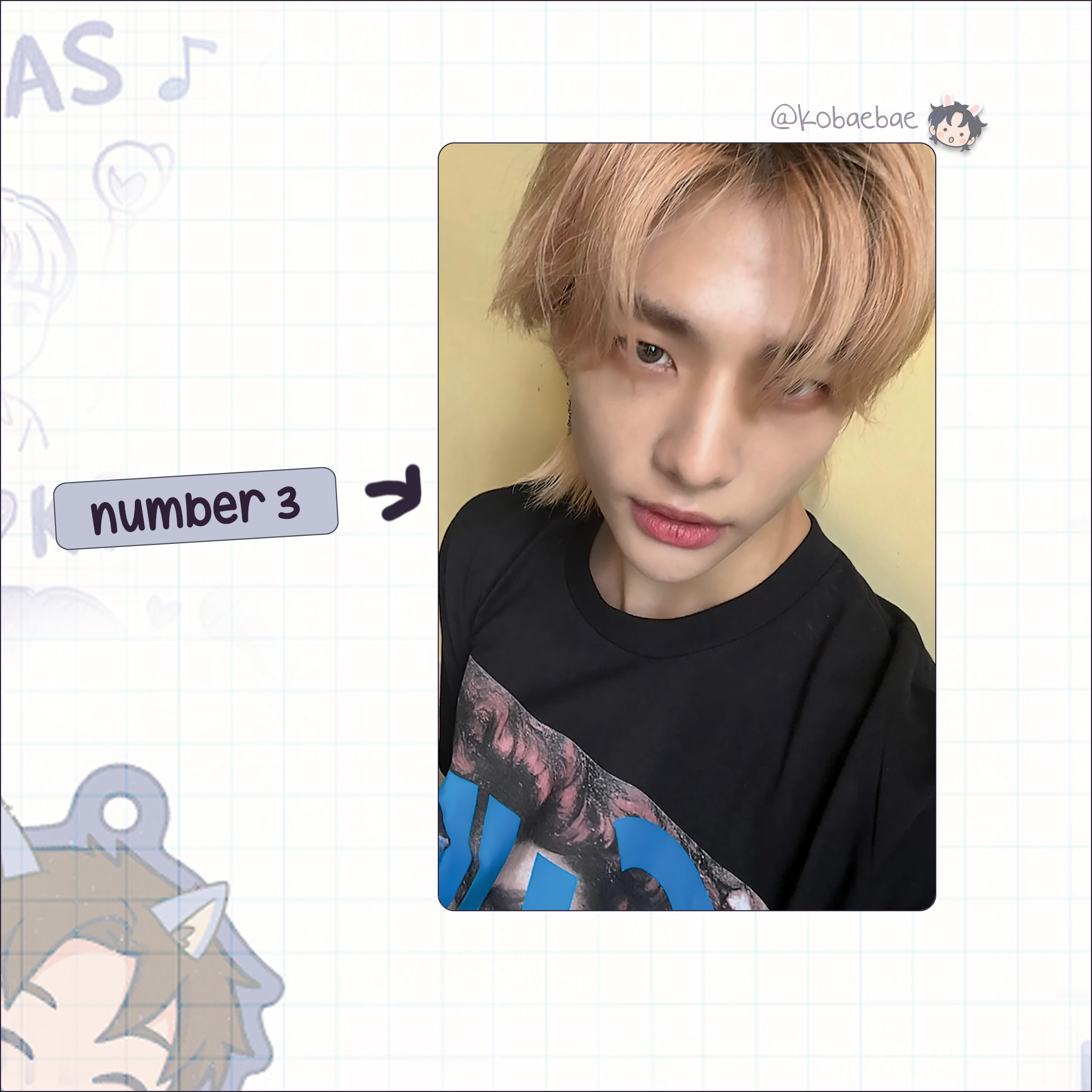 Skz - Hyune Handmade photocards kpop inspired - Bias set 5