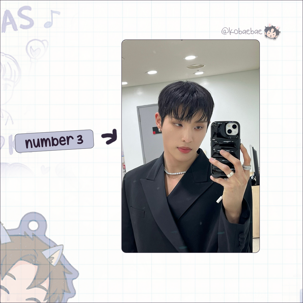 P1H - Keeho handmade photocards kpop inspired - Set 2