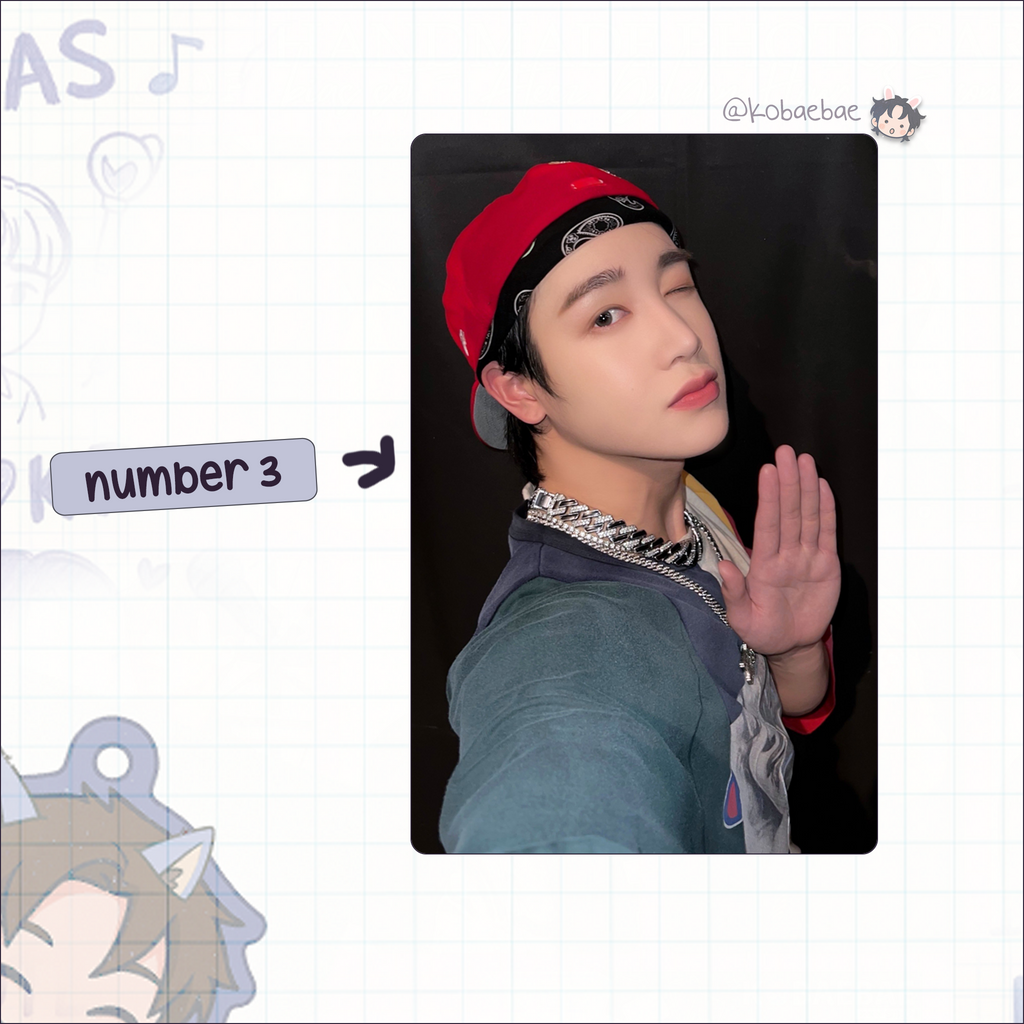 Xkrs - Hunter handmade photocards kpop inspired - Set 1