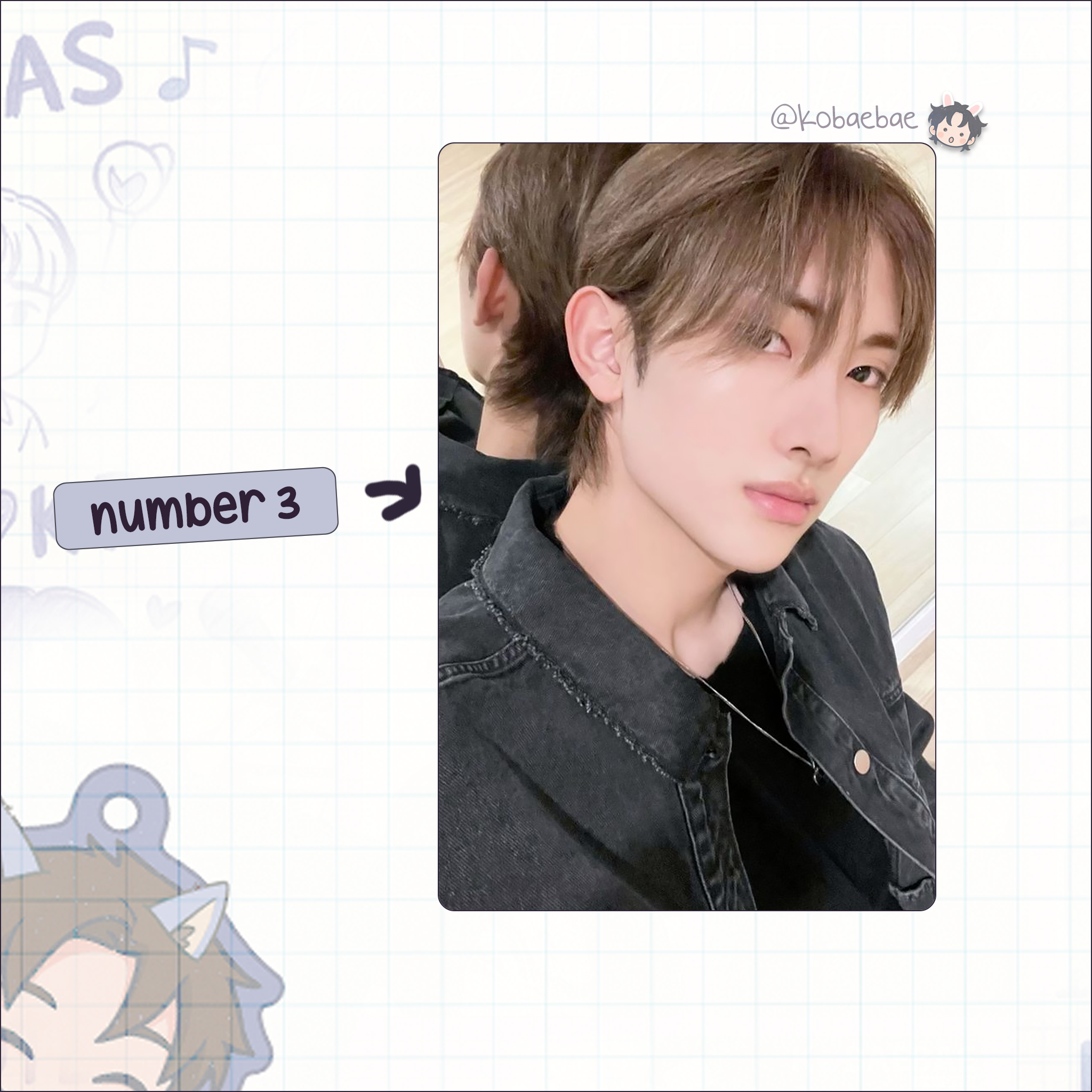 Xkrs - Seeun handmade photocards kpop inspired - Set 1