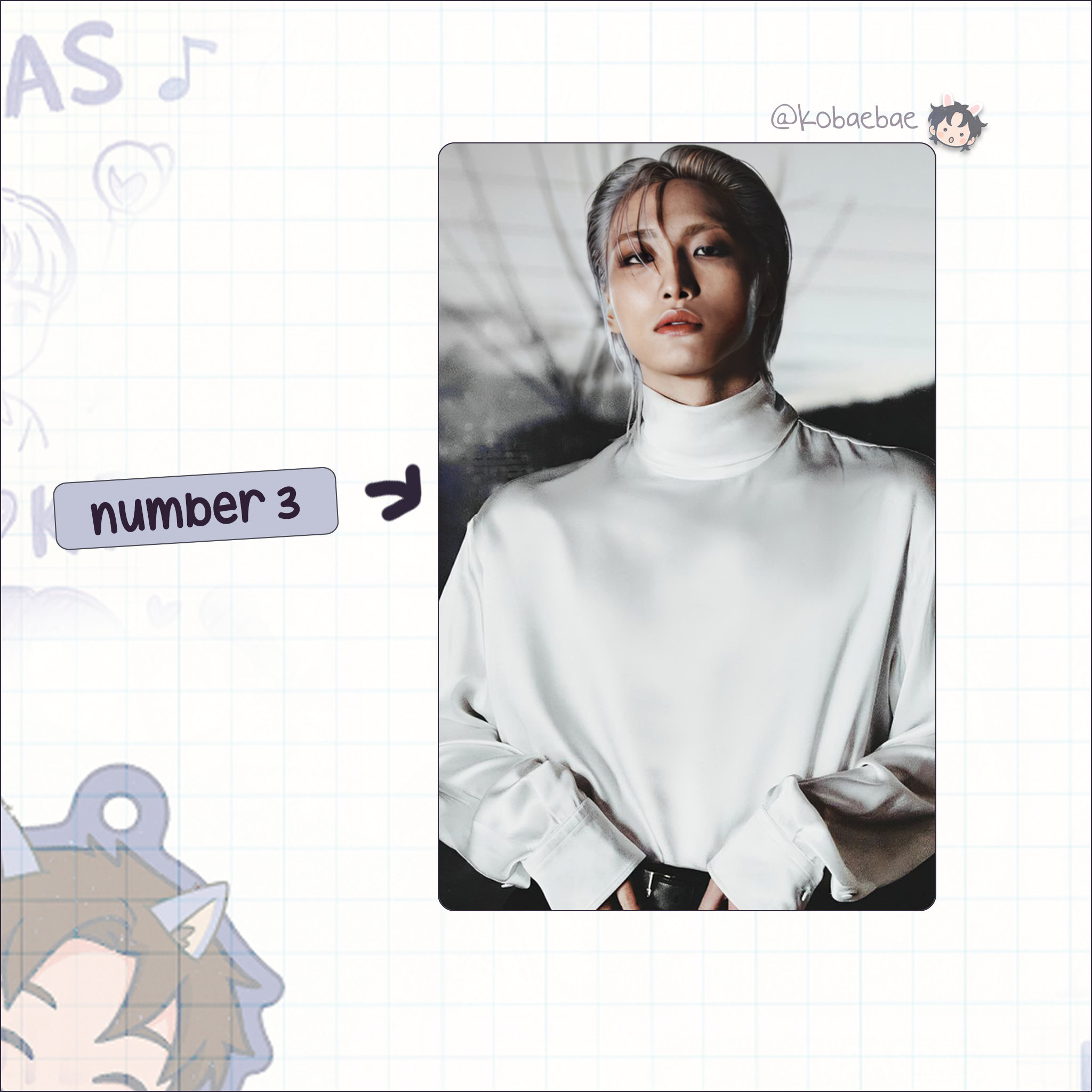 Atz - Hwa Esq.  Handmade photocards kpop inspired - Bias set