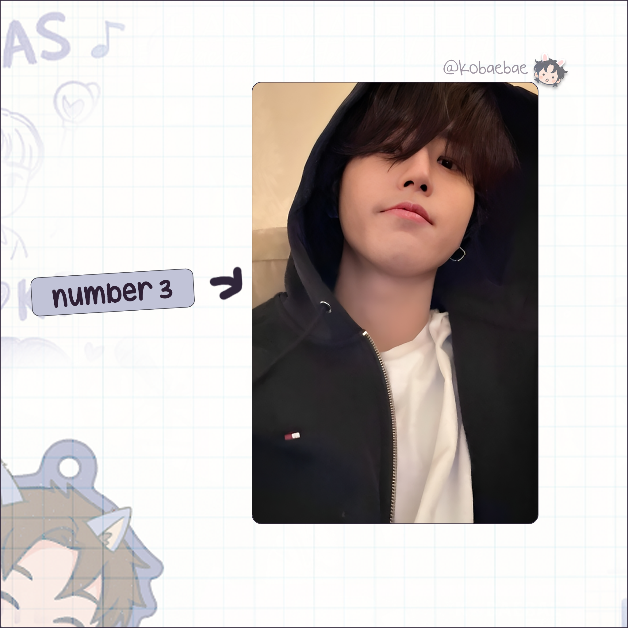 Skz (Stray Kids) - Han handmade photocards kpop inspired - Set 8