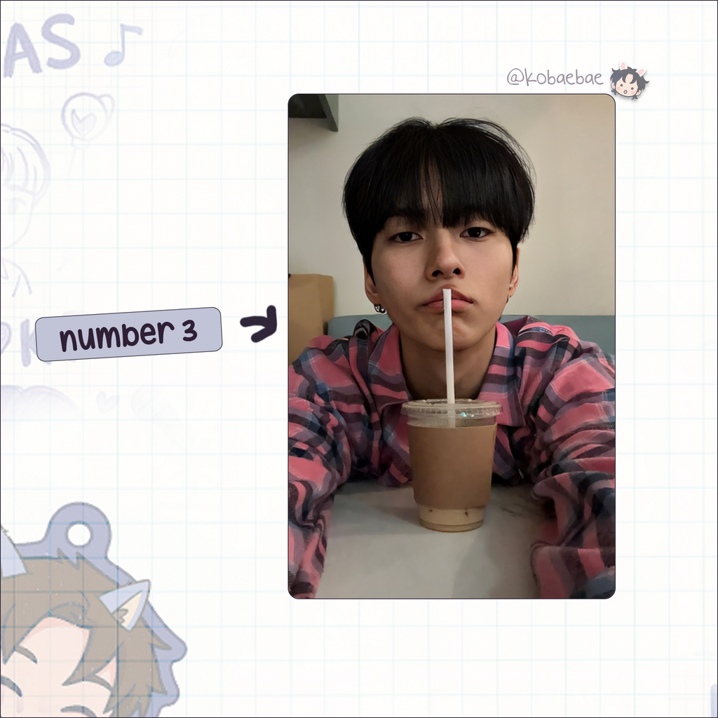 XHR - Ode Handmade photocards kpop inspired - Bias set 2