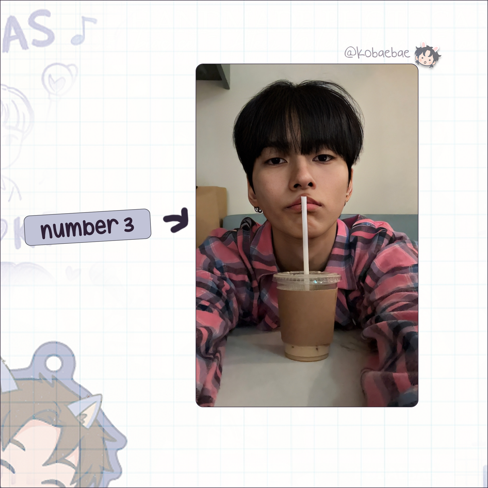 XHR - Ode Handmade photocards kpop inspired - Bias set 2