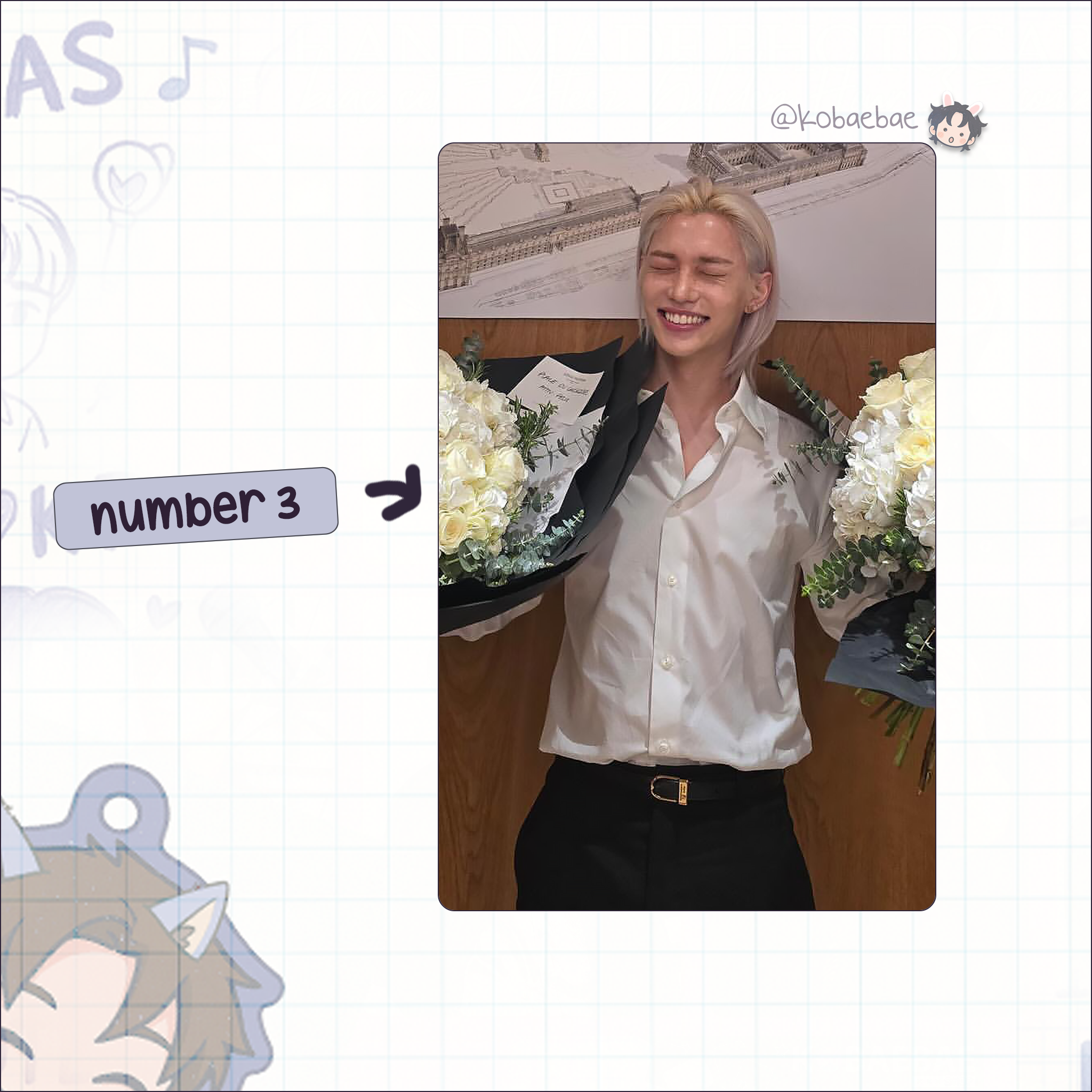 Skz (Stray Kids) - Felix handmade photocards kpop inspired - Set 9