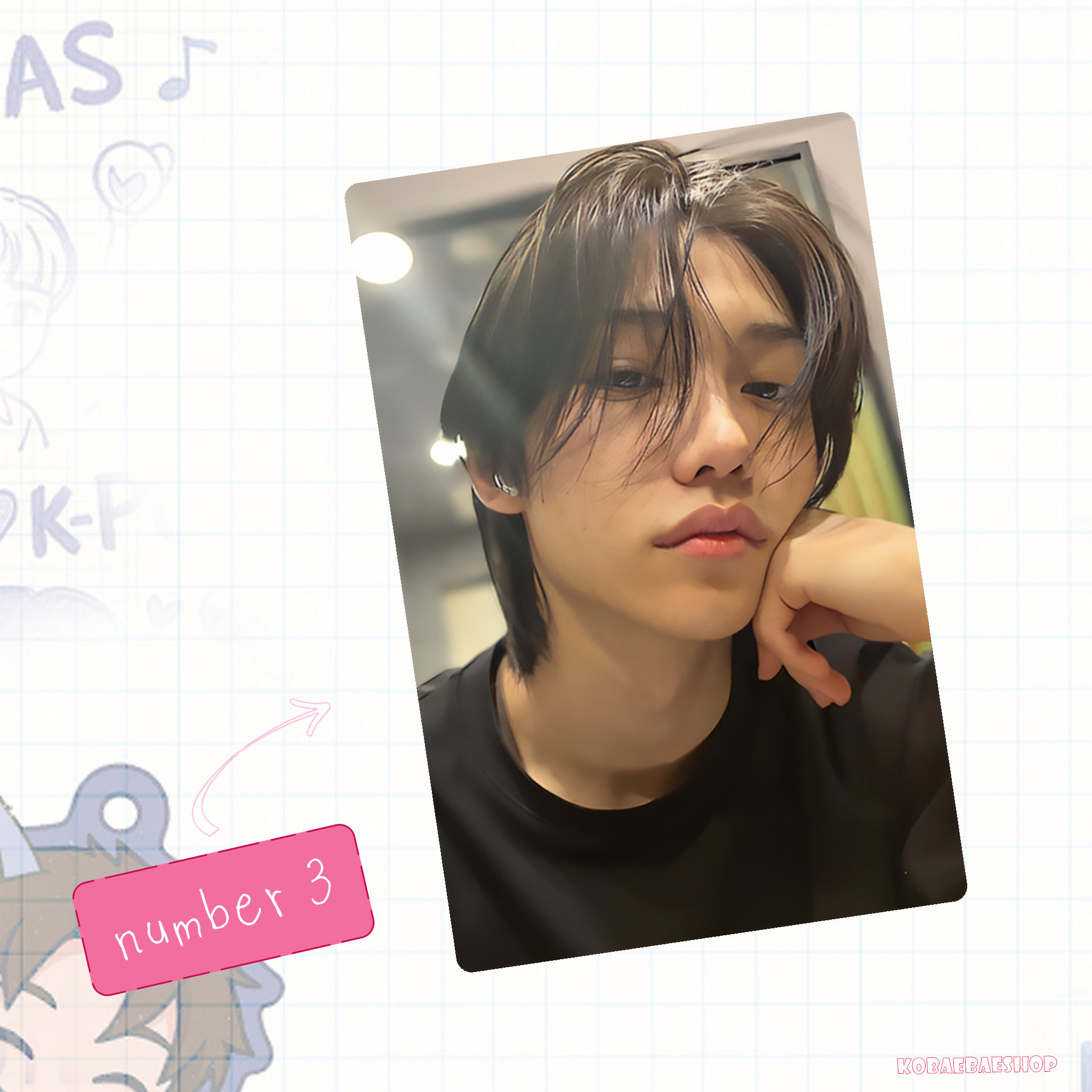 Skz - Lix handmade photocards kpop inspired - Set 3