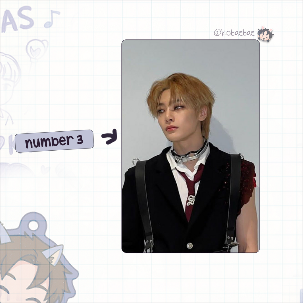 Skz (Stray Kids) - IN handmade photocards kpop inspired - Set 9