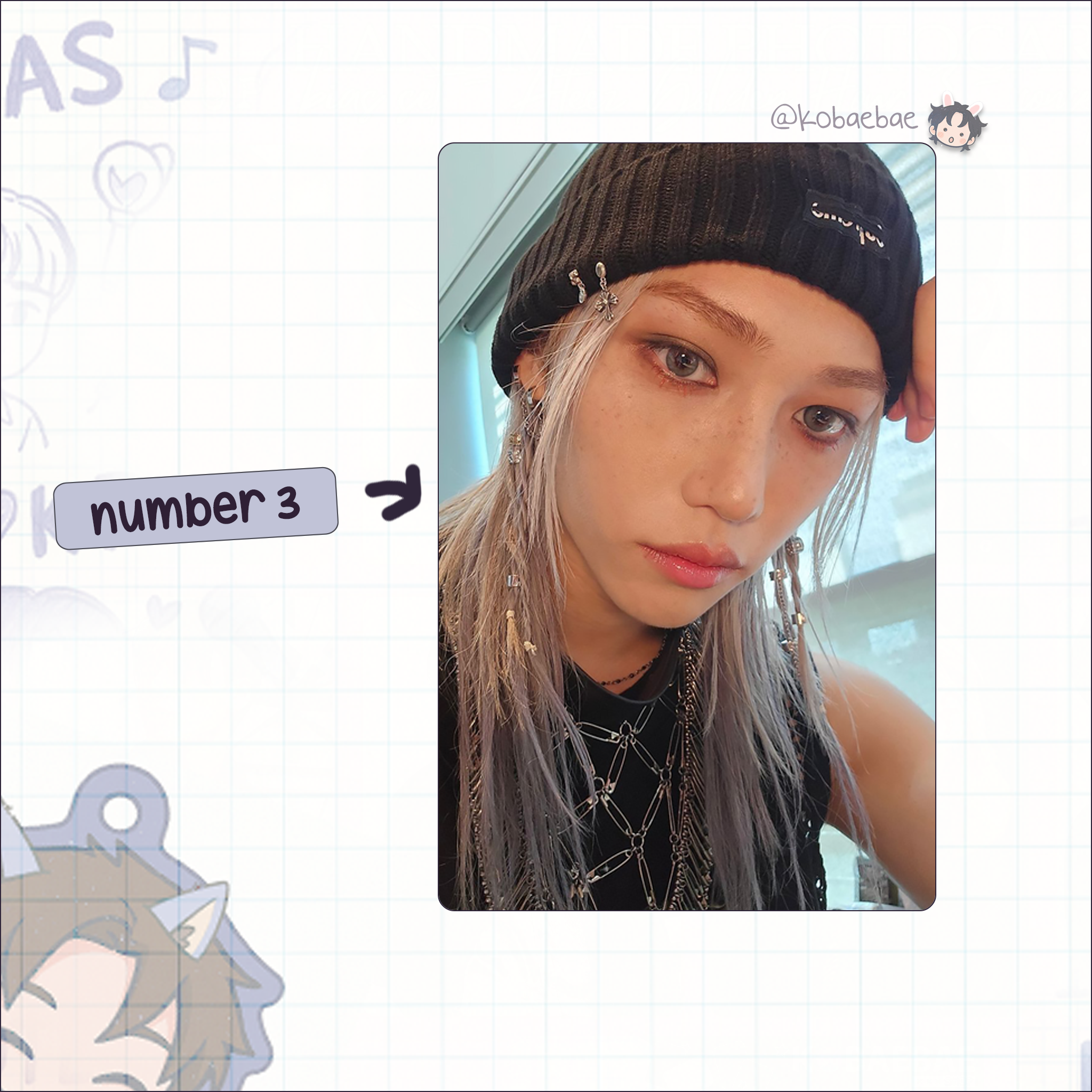 Skz (Stray Kids) - Felix handmade photocards kpop inspired - Set 10