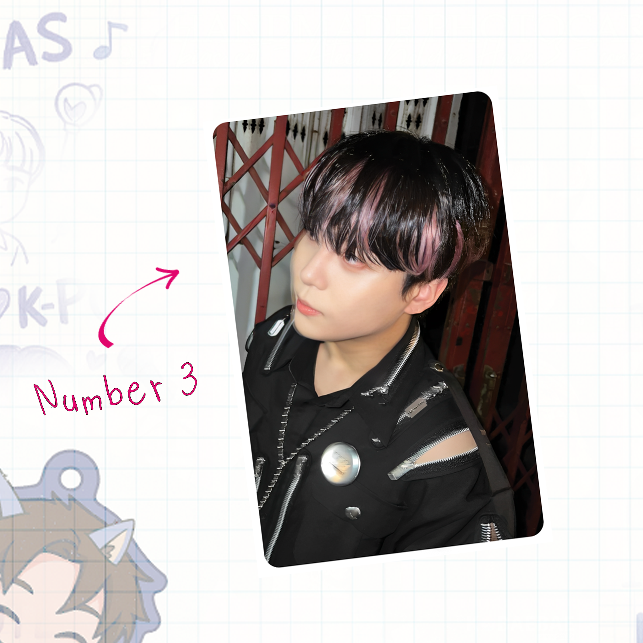 Atz - Jho handmade photocards kpop inspired - Set 1