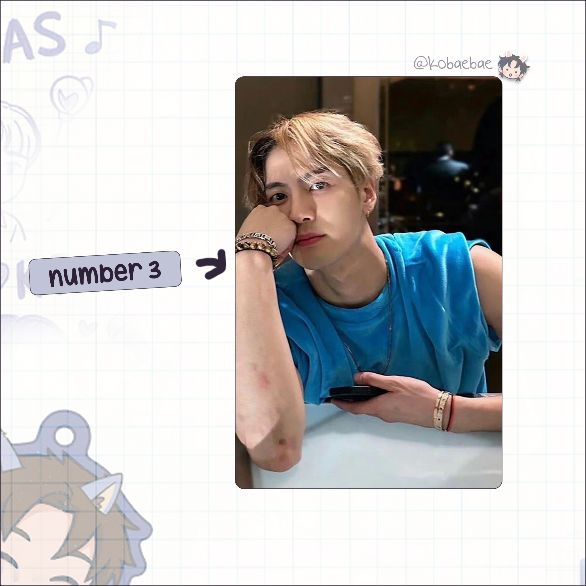 Jackson Wang - handmade photocards kpop inspired - bias set
