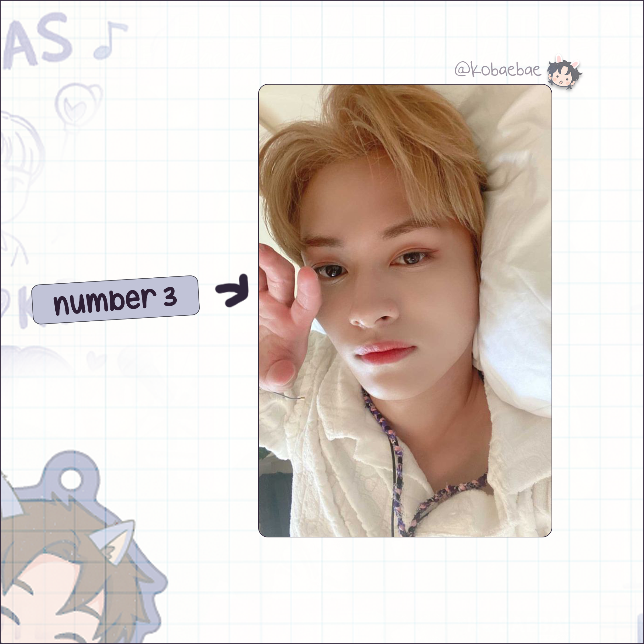 Stray Kids (Skz) - Lino Handmade photocards kpop inspired - Bias set 5