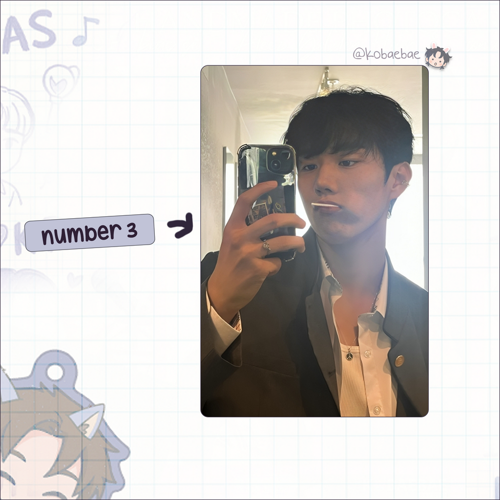 P1harmony - Intak handmade photocards kpop inspired - Set 3