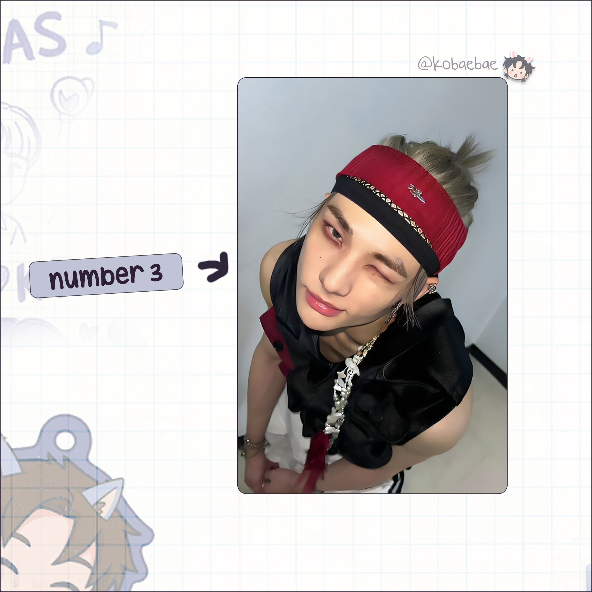 Stray Kids (Skz) - Hyune Handmade photocards kpop inspired - Bias set 7