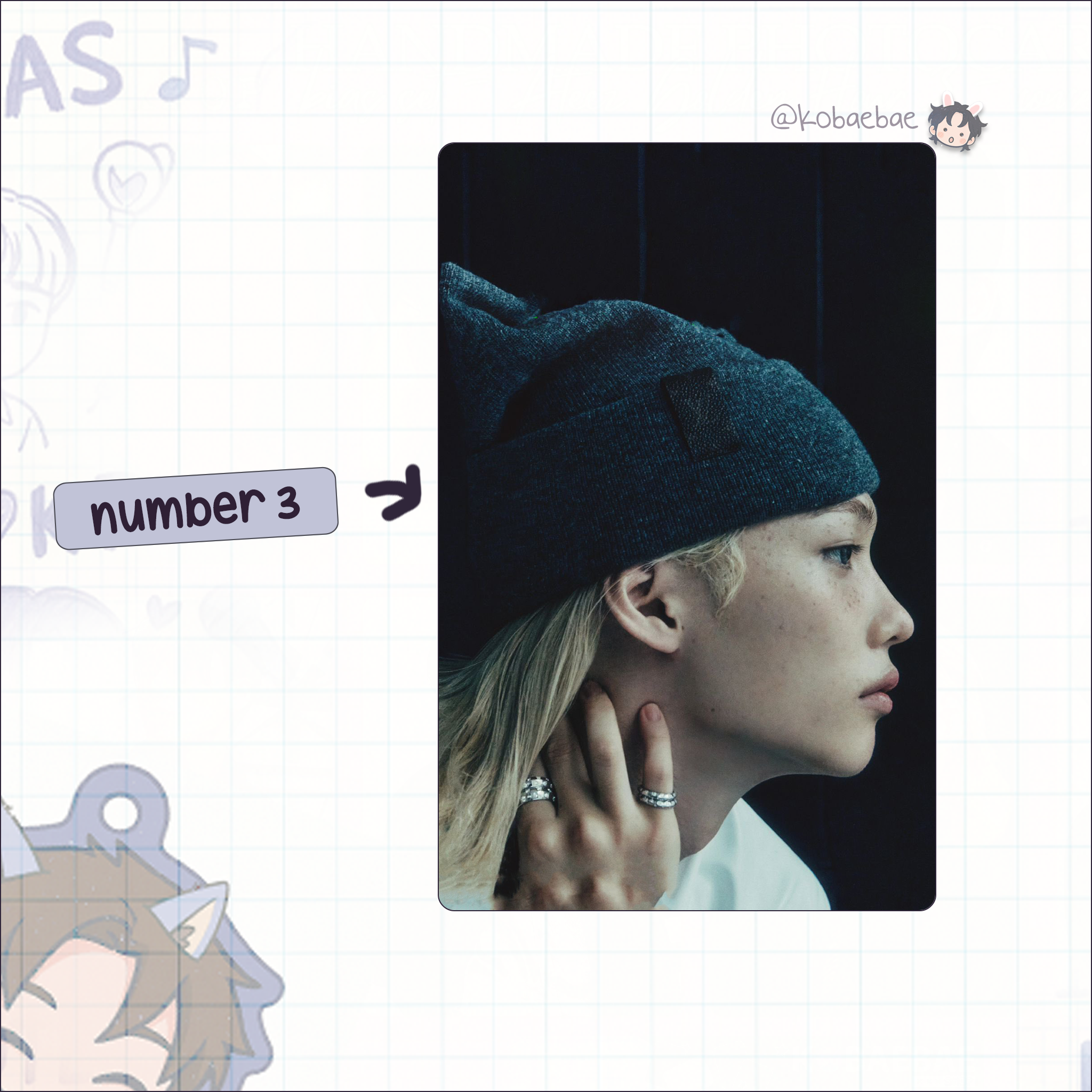 Stray Kids (Skz) -Lix Handmade photocards kpop inspired - El. Set 1