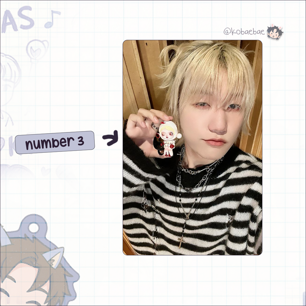 P1H - Seob handmade photocards kpop inspired - Set 2