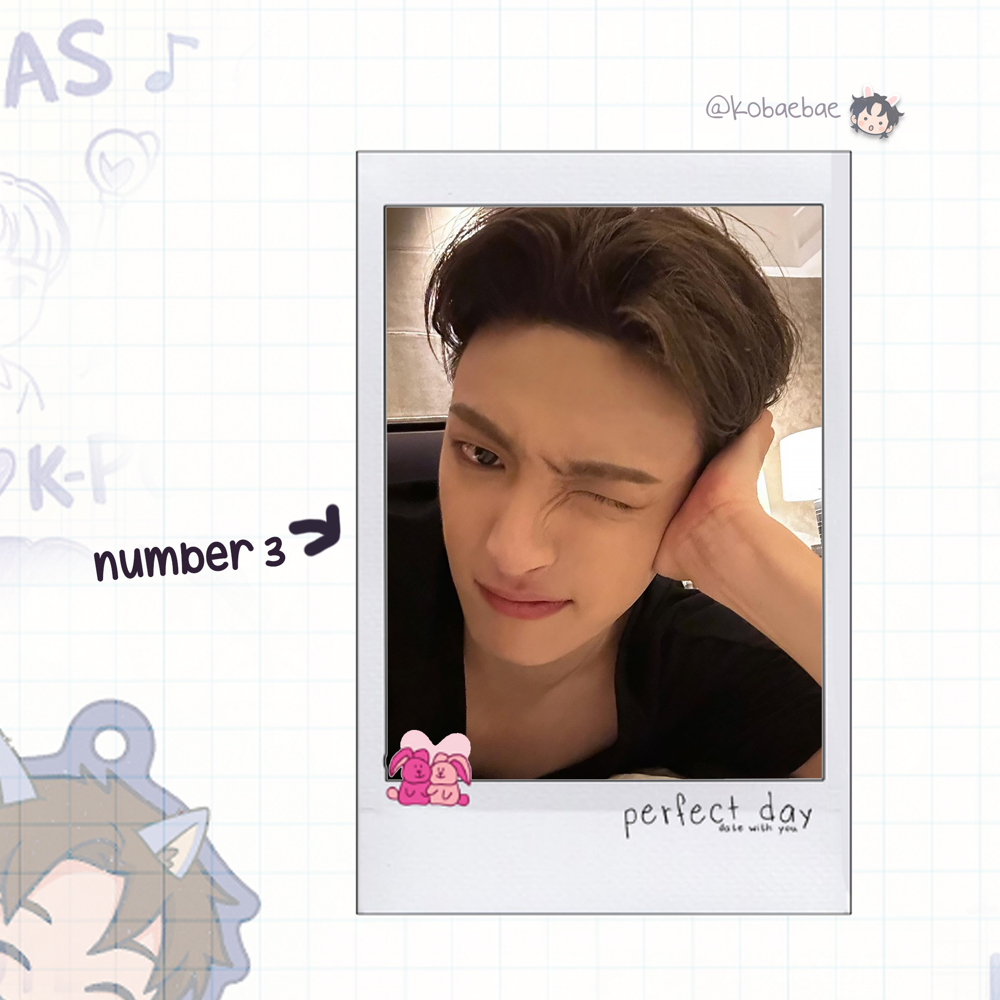 Atz - Date with My Bias - Joong Instant-Style Fanmade Photo Print