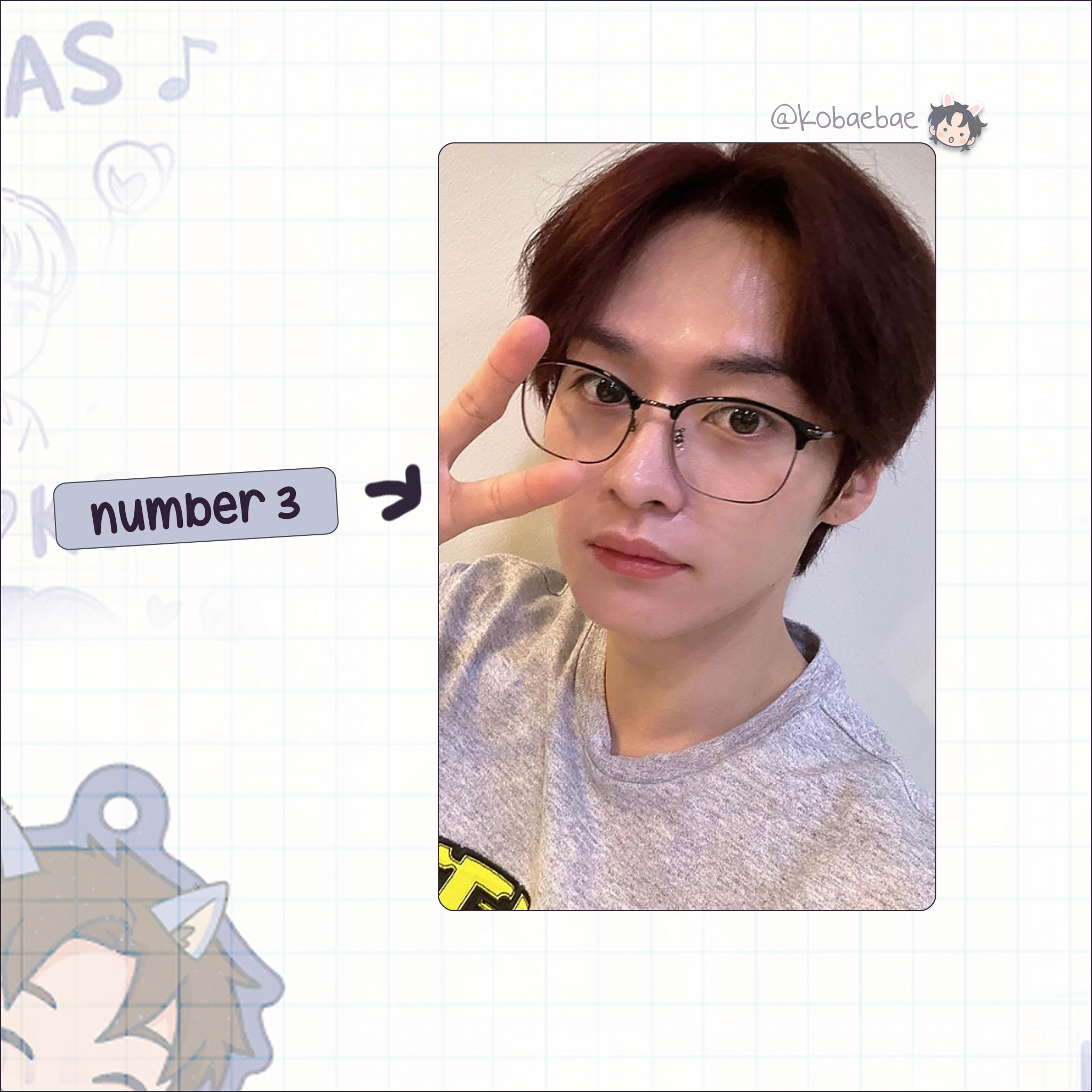 Stray Kids (Skz) - Lino Handmade photocards kpop inspired - Bias set 7
