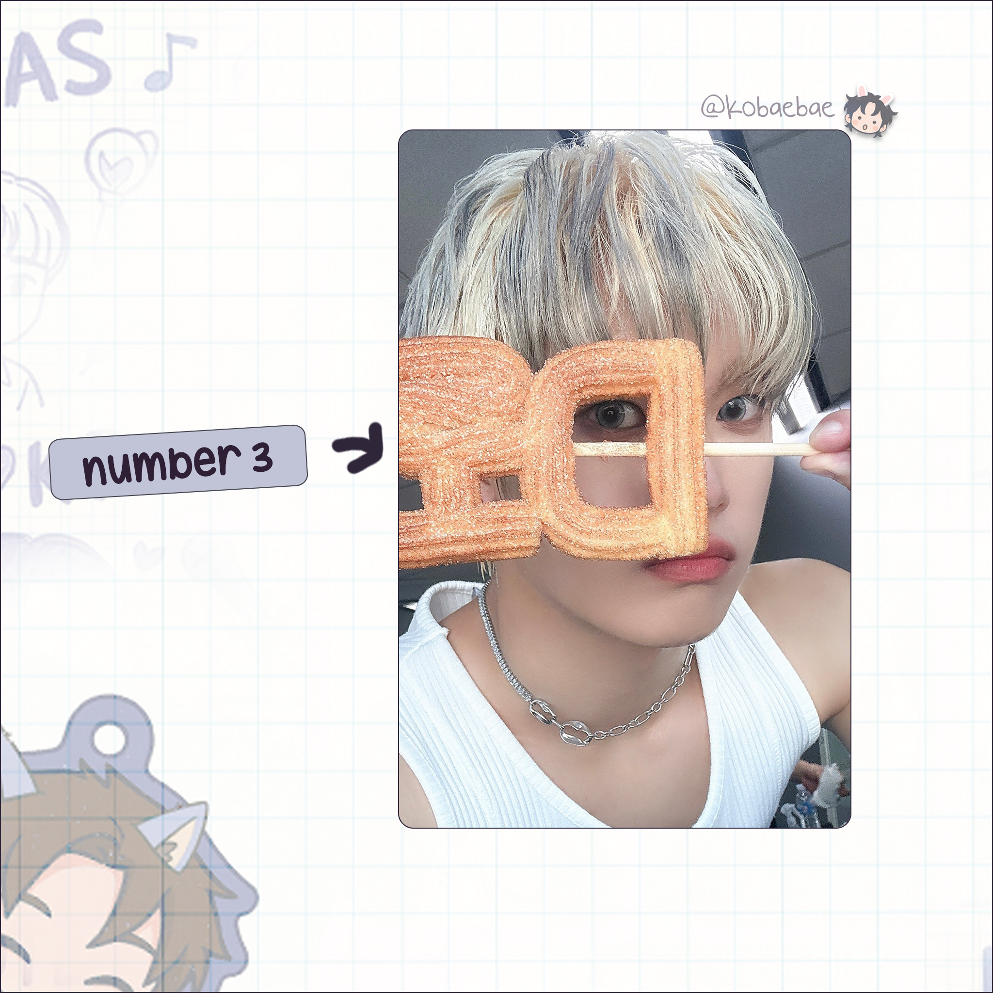 Xikers - Junmin handmade photocards kpop inspired - Set 2