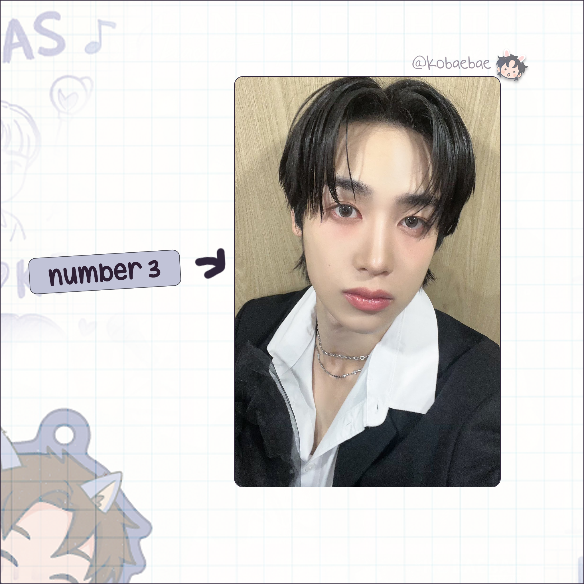 Xikers - Hunter handmade photocards kpop inspired - Set 2