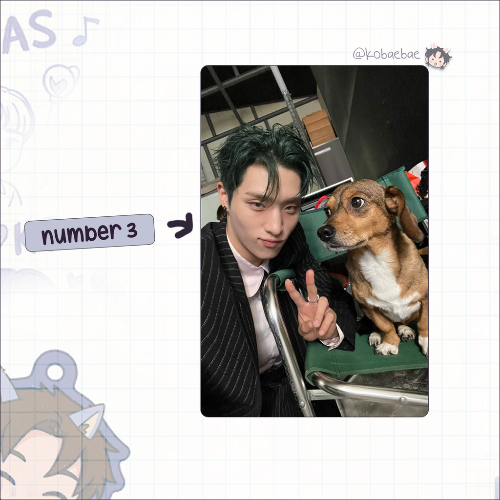 P1harmony - Keeho handmade photocards kpop inspired - Set 3