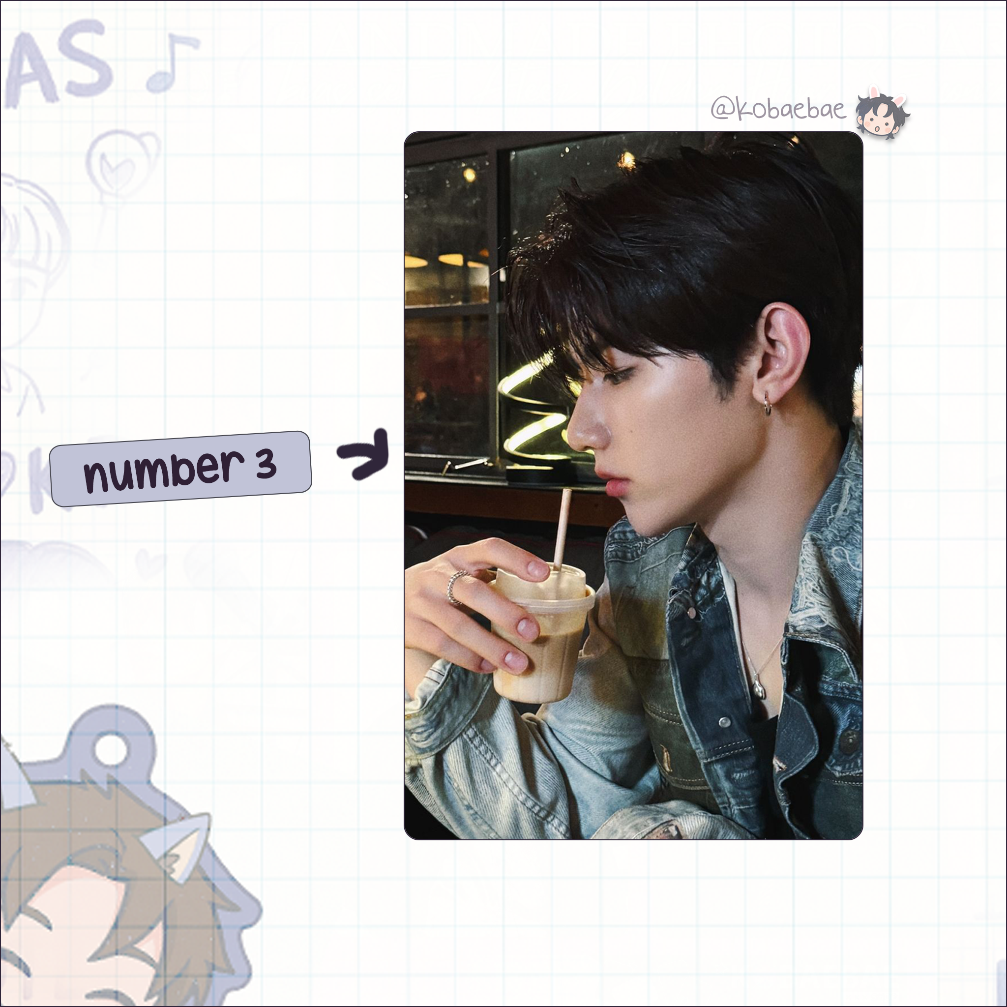 Zb1 - Hao handmade photocards kpop inspired - Set 2