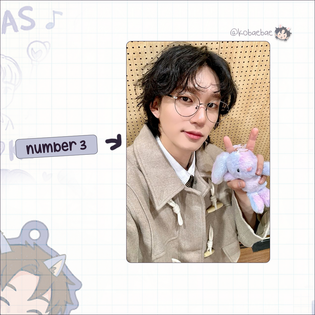 P1H - Theo handmade photocards kpop inspired - Set 2